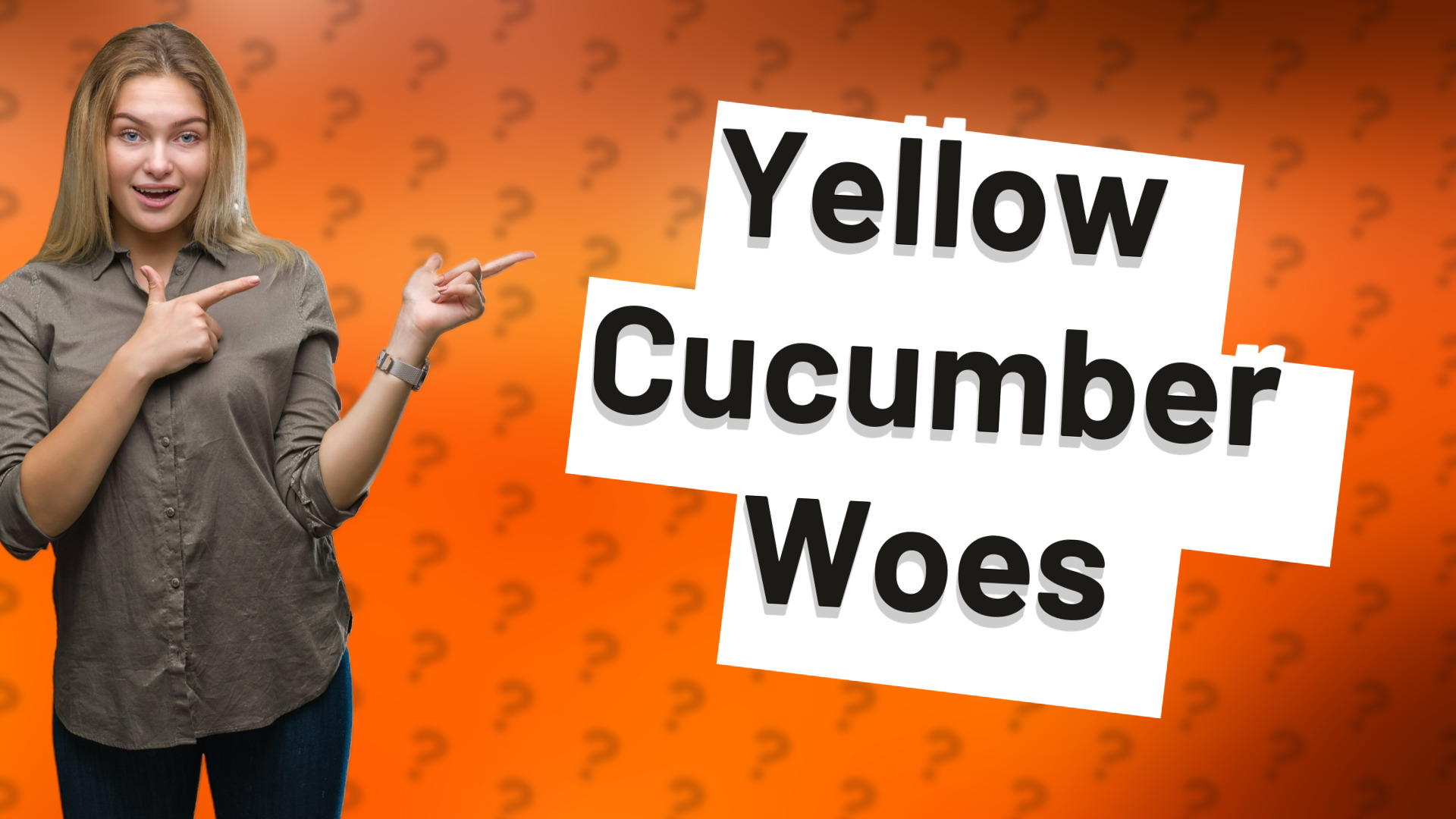 Yellow Cucumber Woes