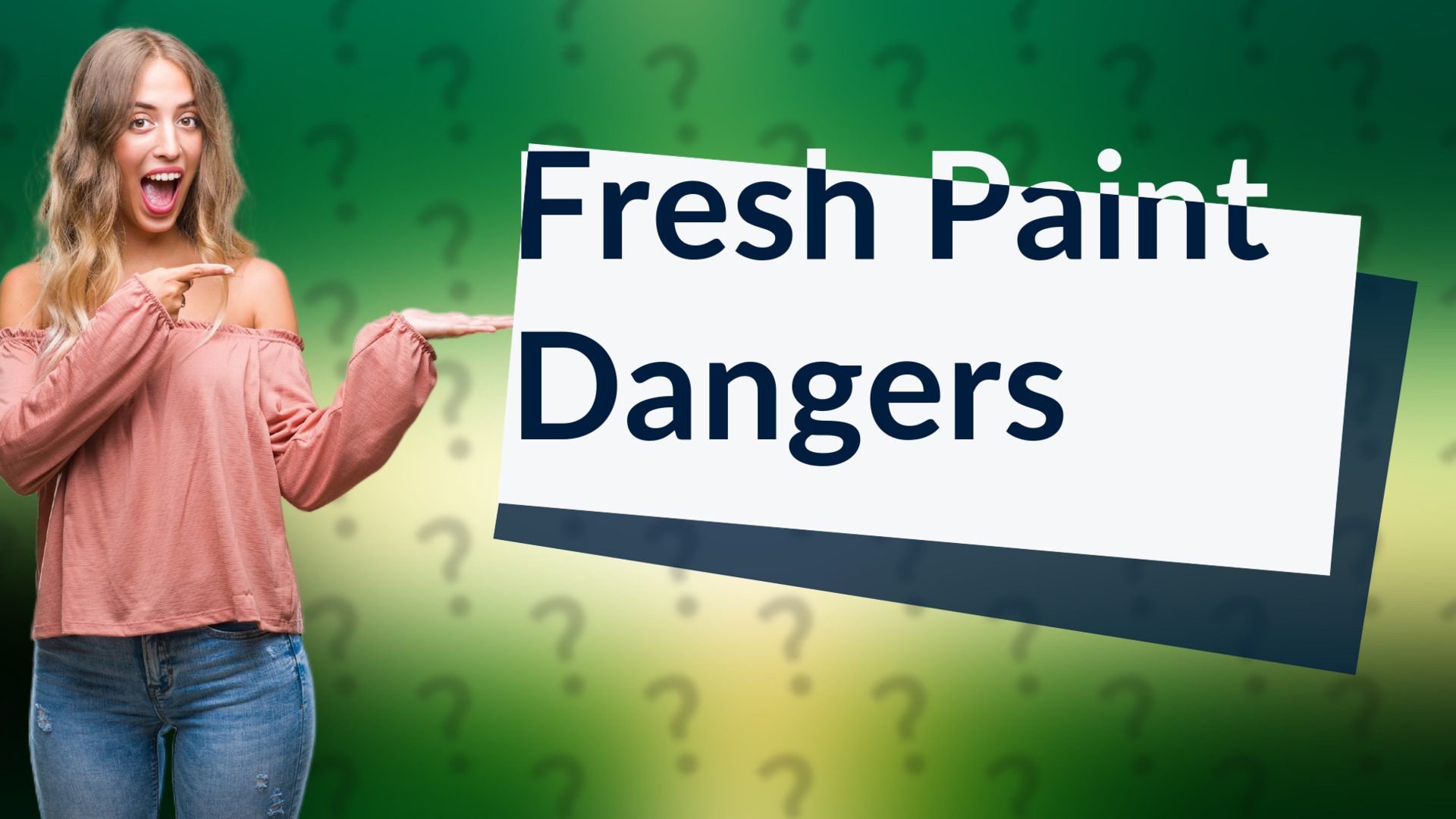 Fresh Paint Dangers