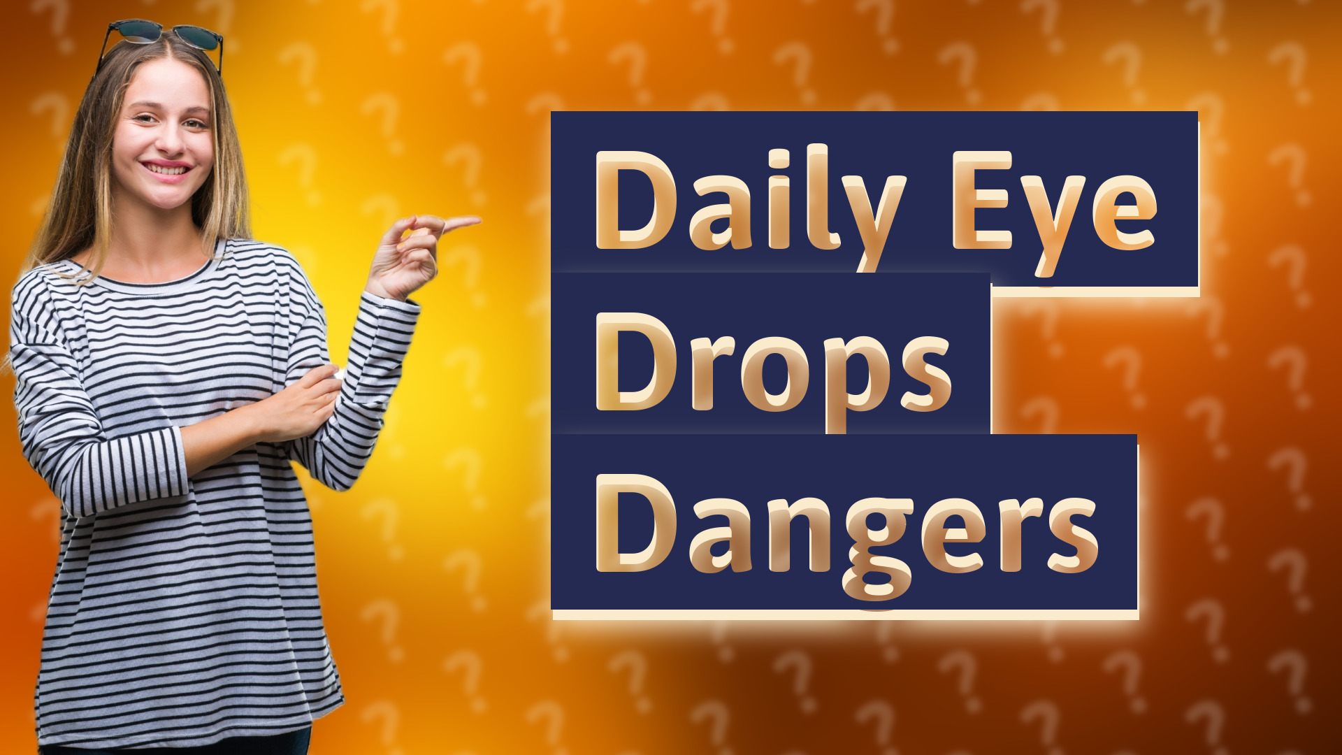Daily Eye Drops Dangers