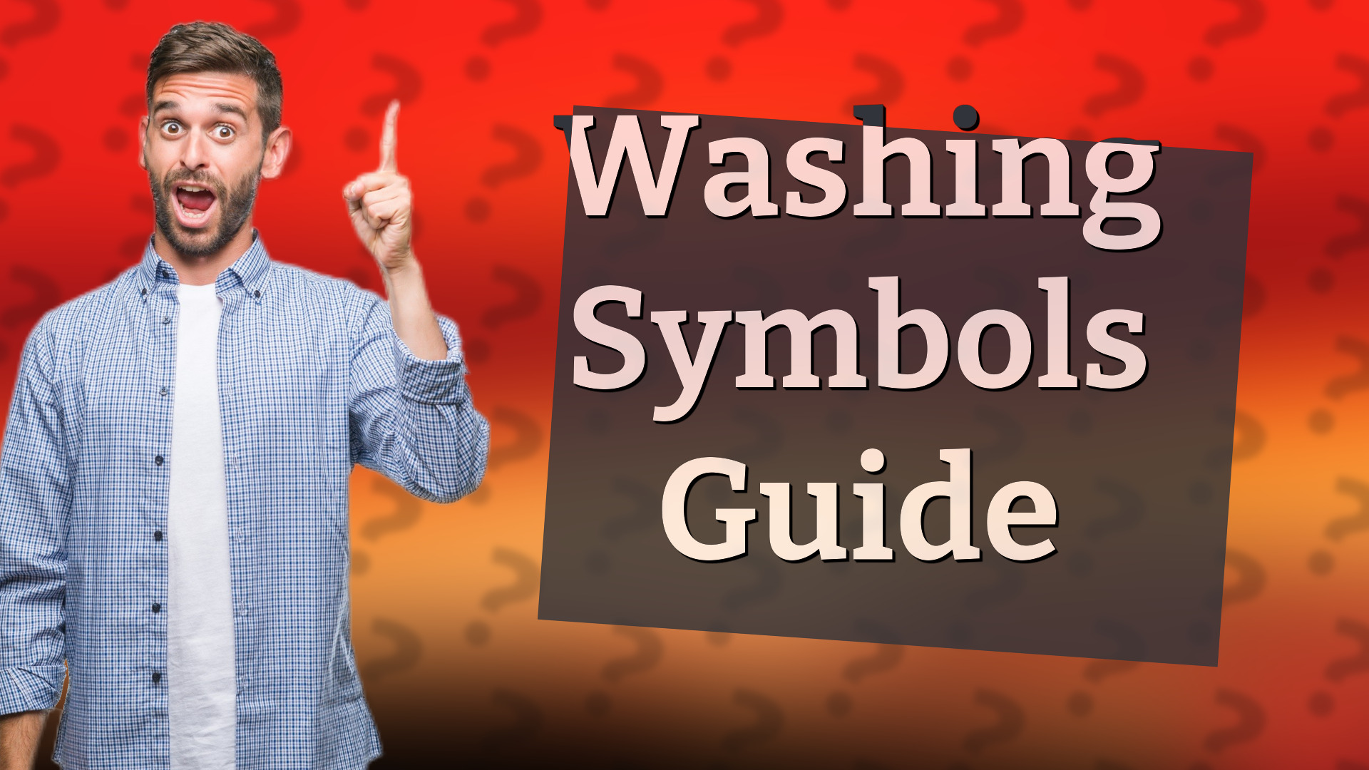 Washing Symbols Guide