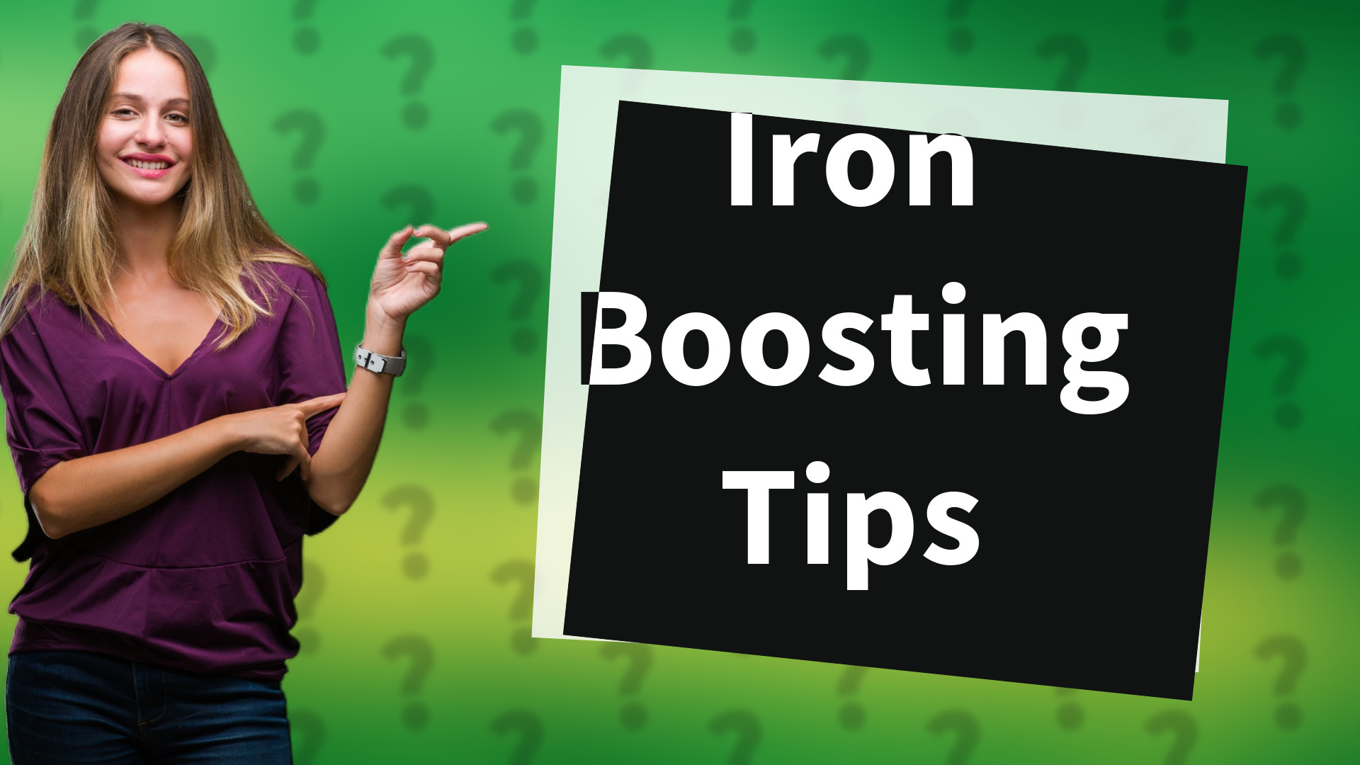 Iron Boosting Tips
