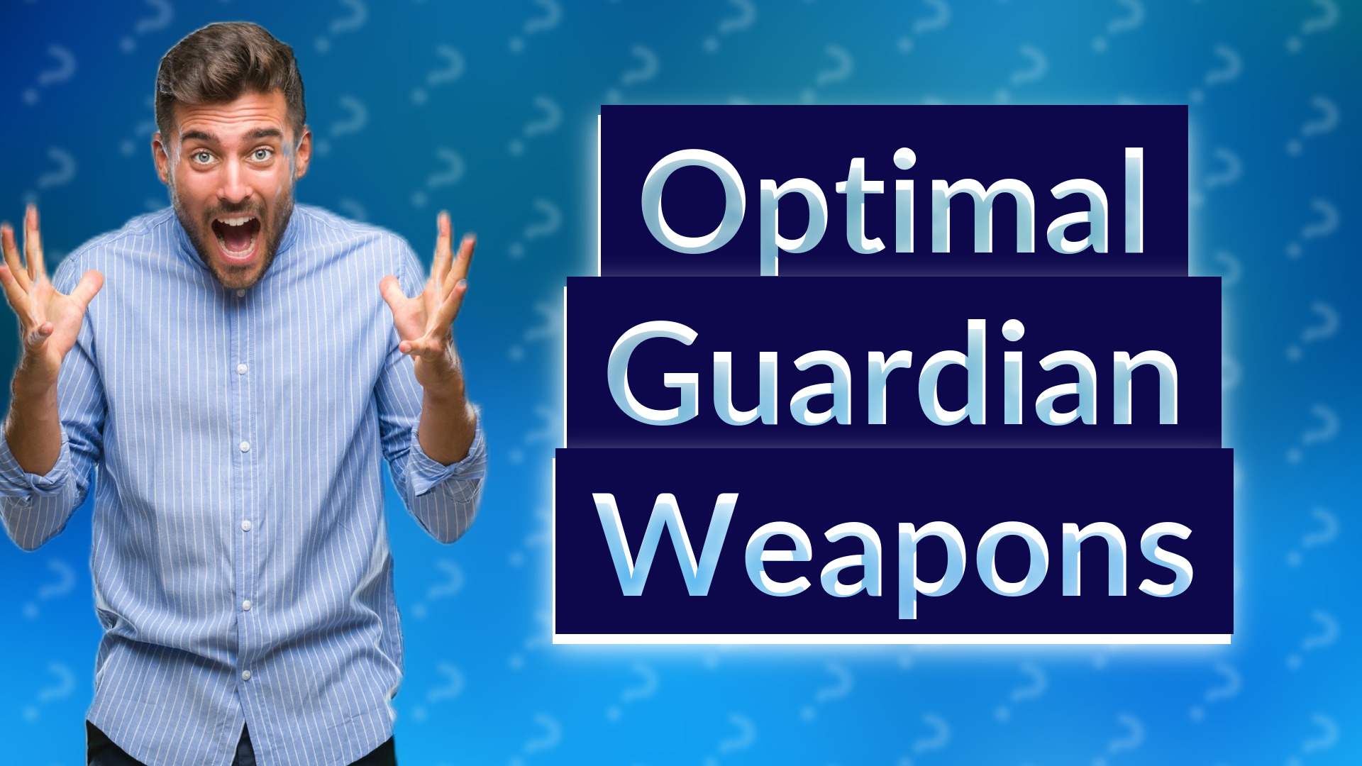 Optimal Guardian Weapons