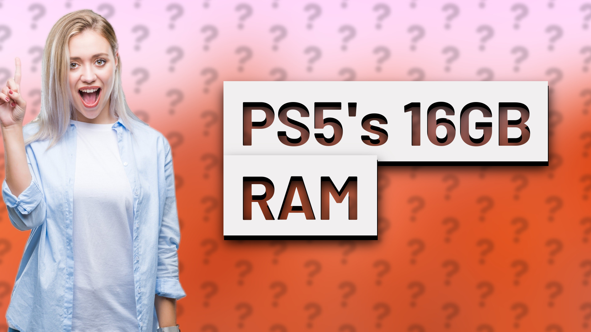 PS5's 16GB RAM