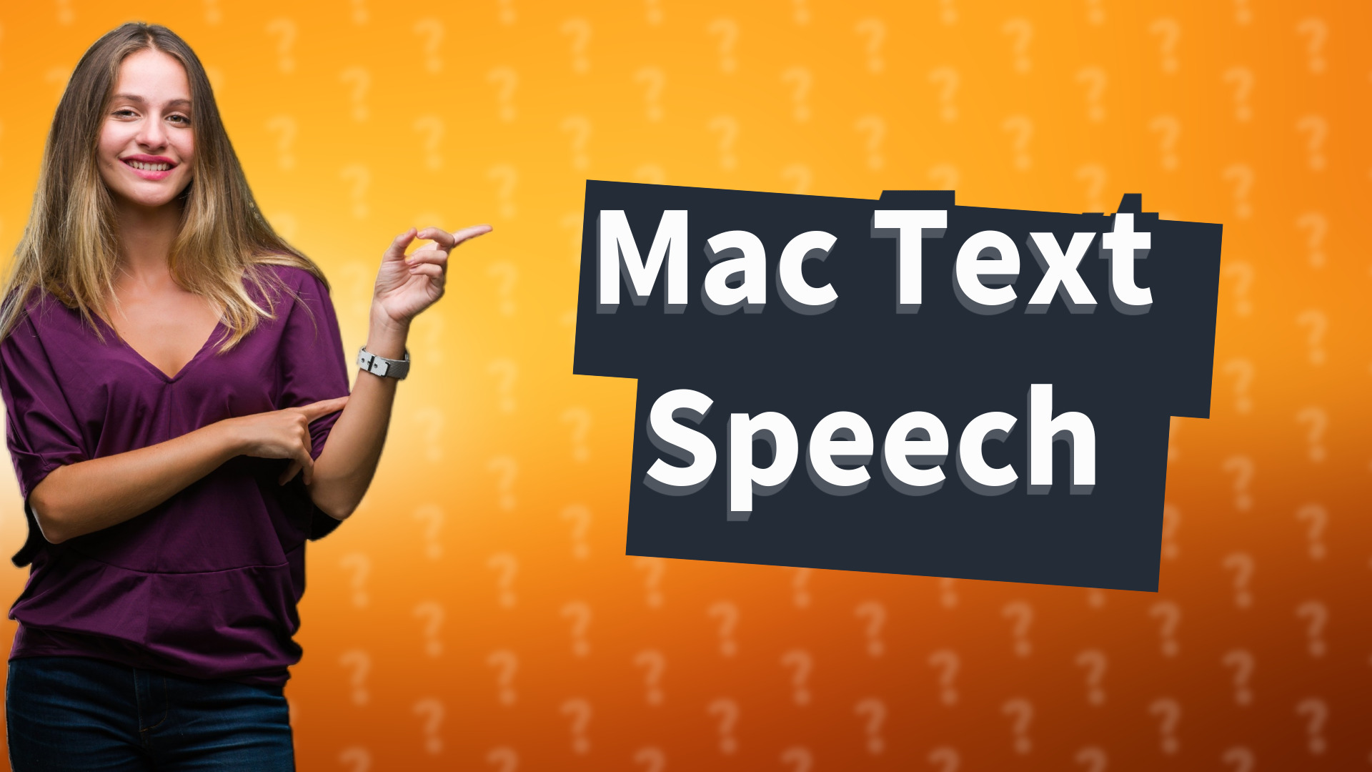 Mac Text Speech