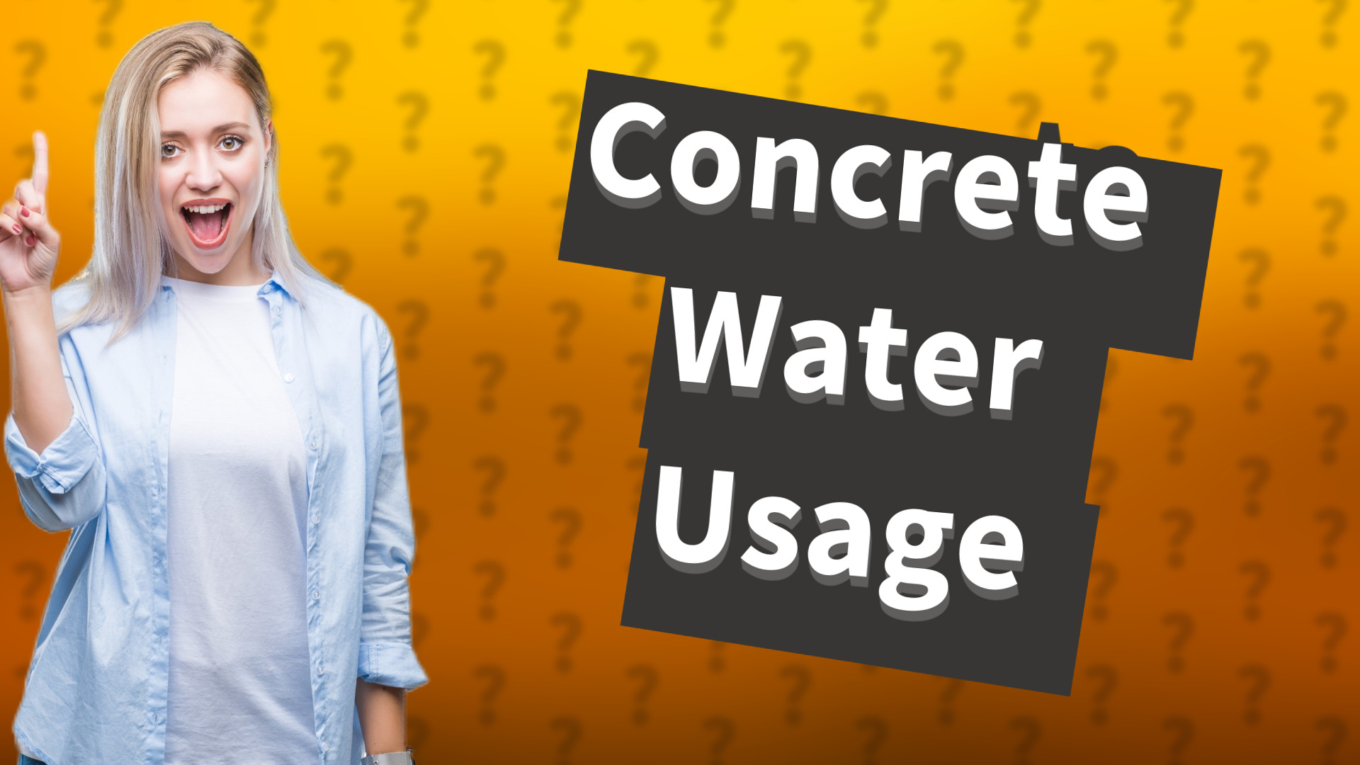 Concrete Water Usage