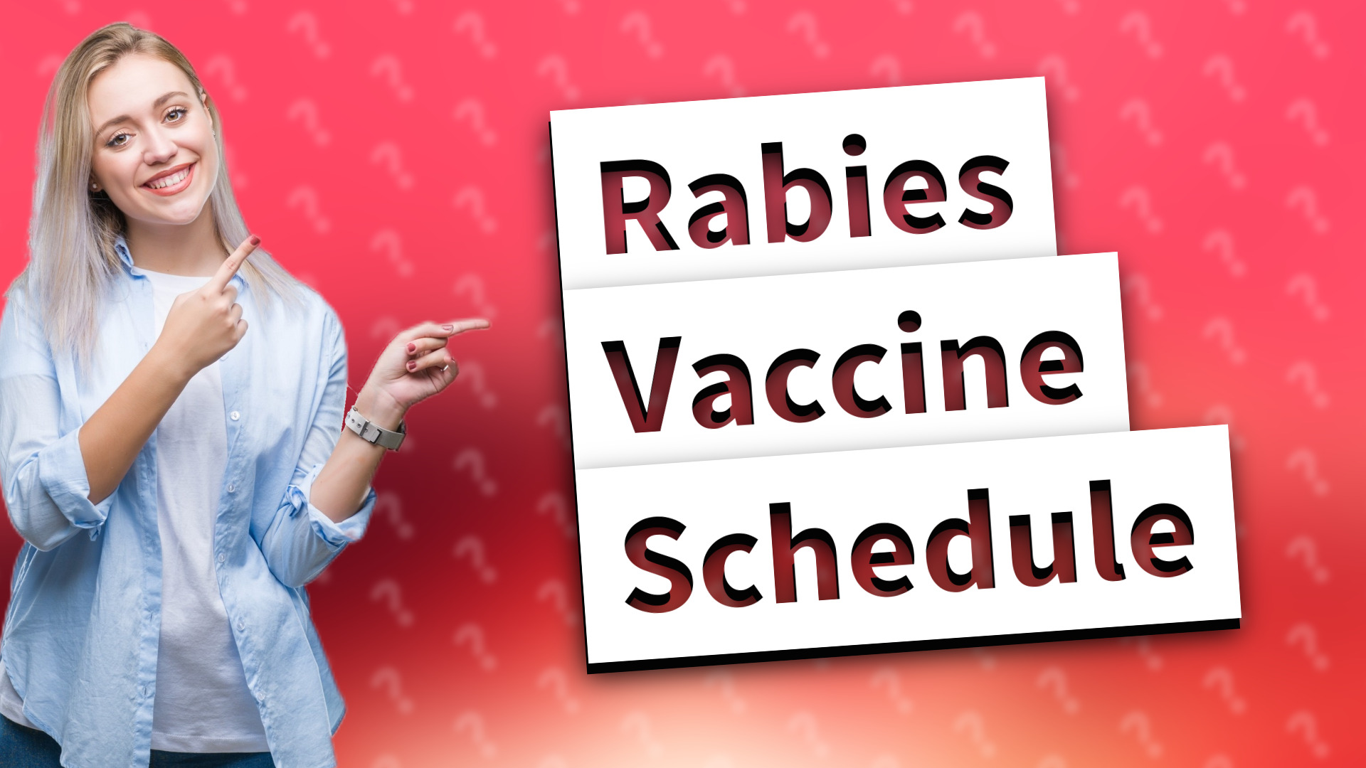 Rabies Vaccine Schedule