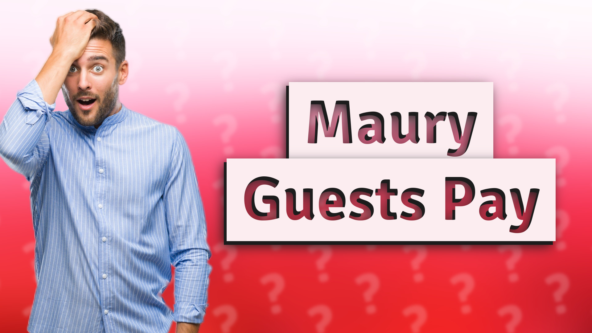 Maury Guests Pay