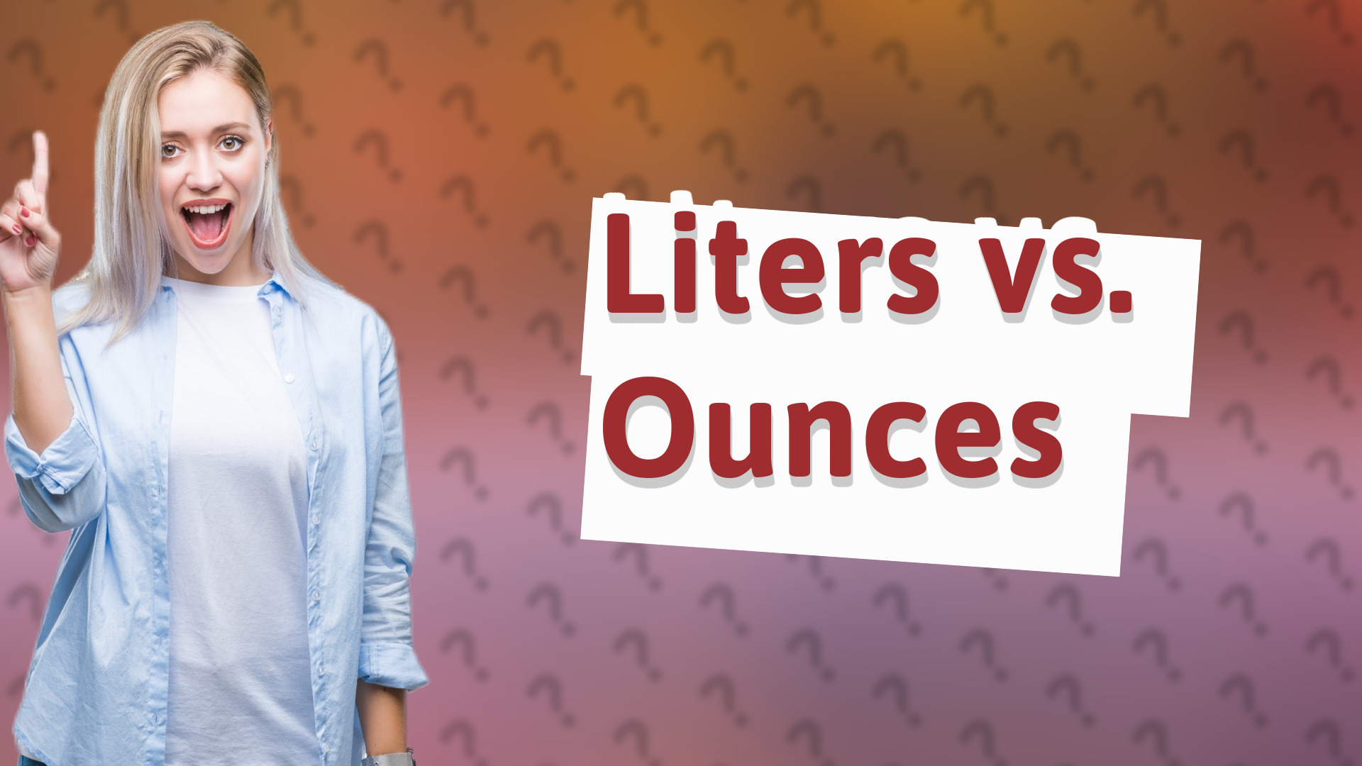 Liters vs. Ounces