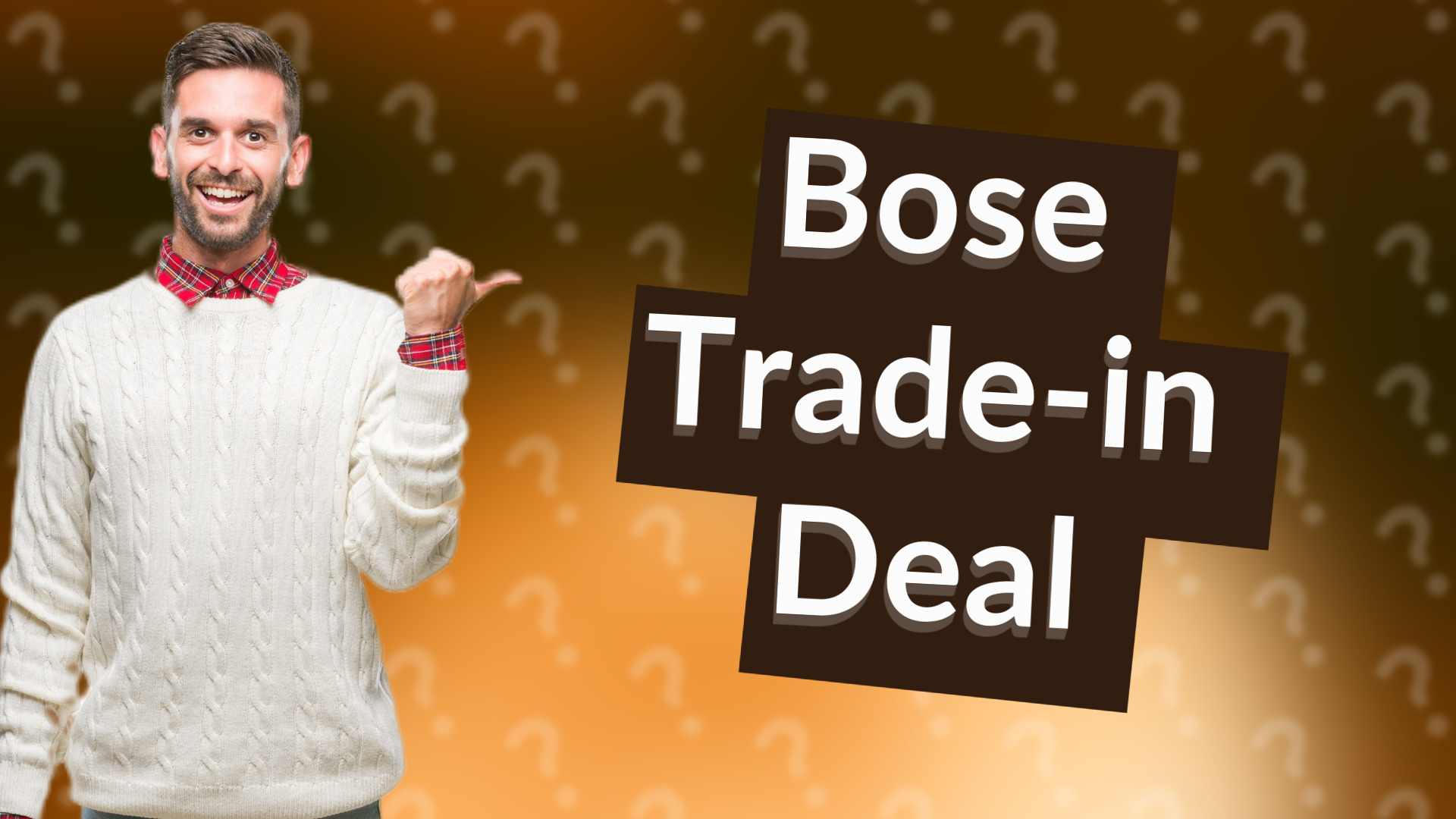 Bose Trade-in Deal