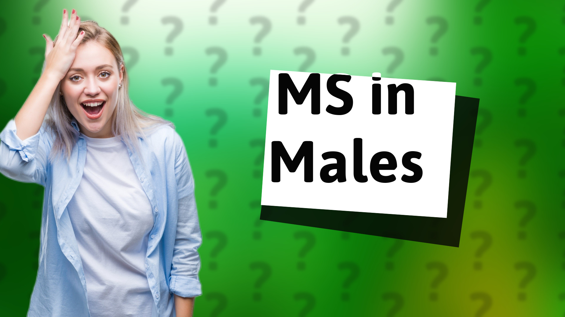 MS in Males