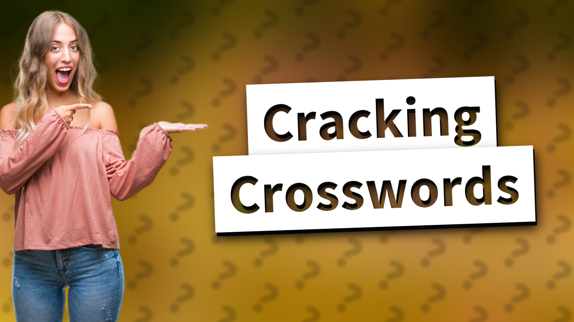 Cracking Crosswords