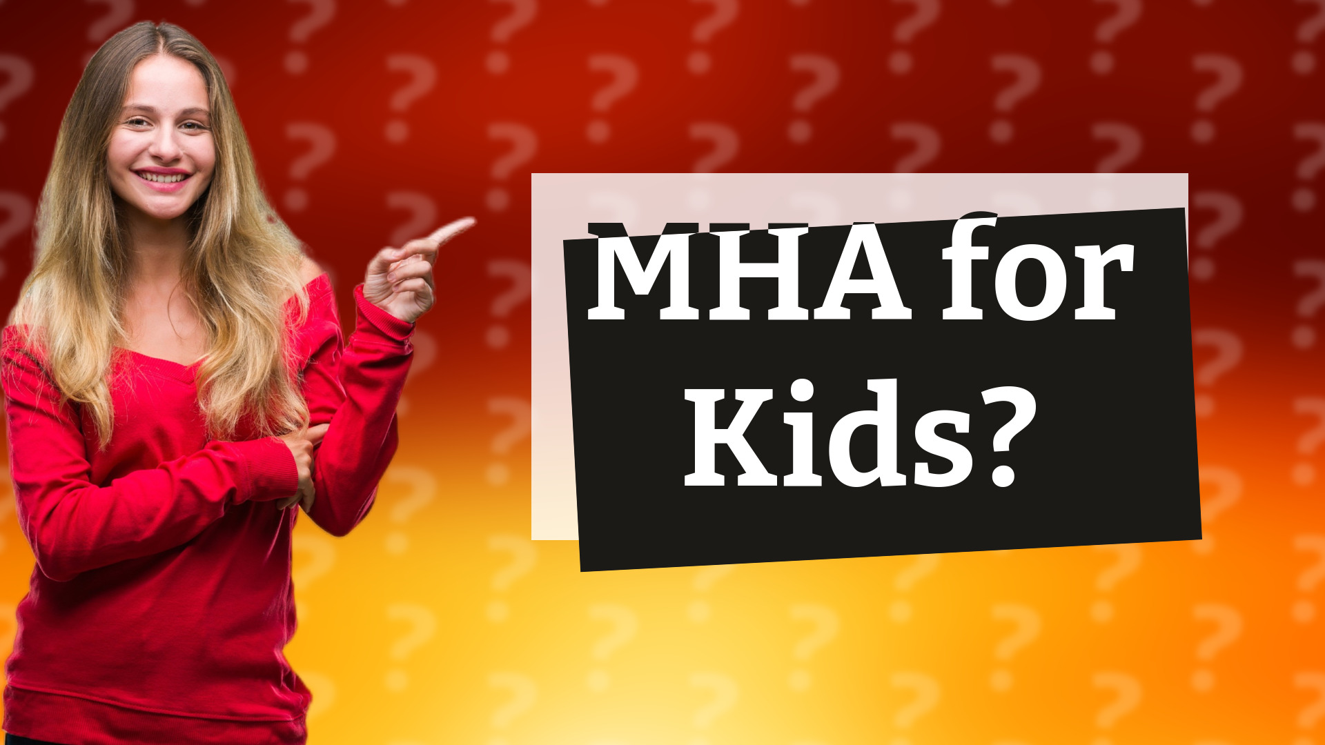 MHA for Kids?