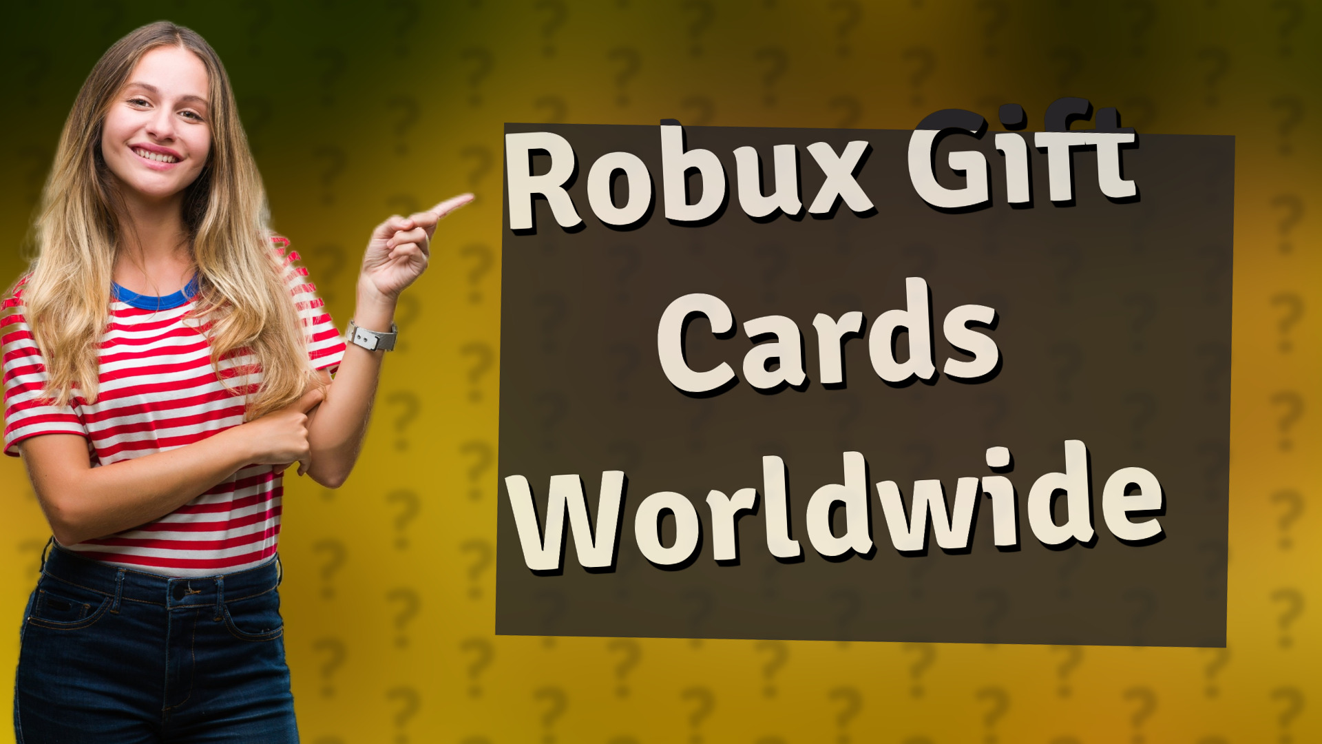 Robux Gift Cards Worldwide