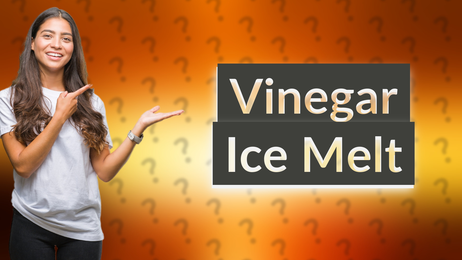 Vinegar Ice Melt