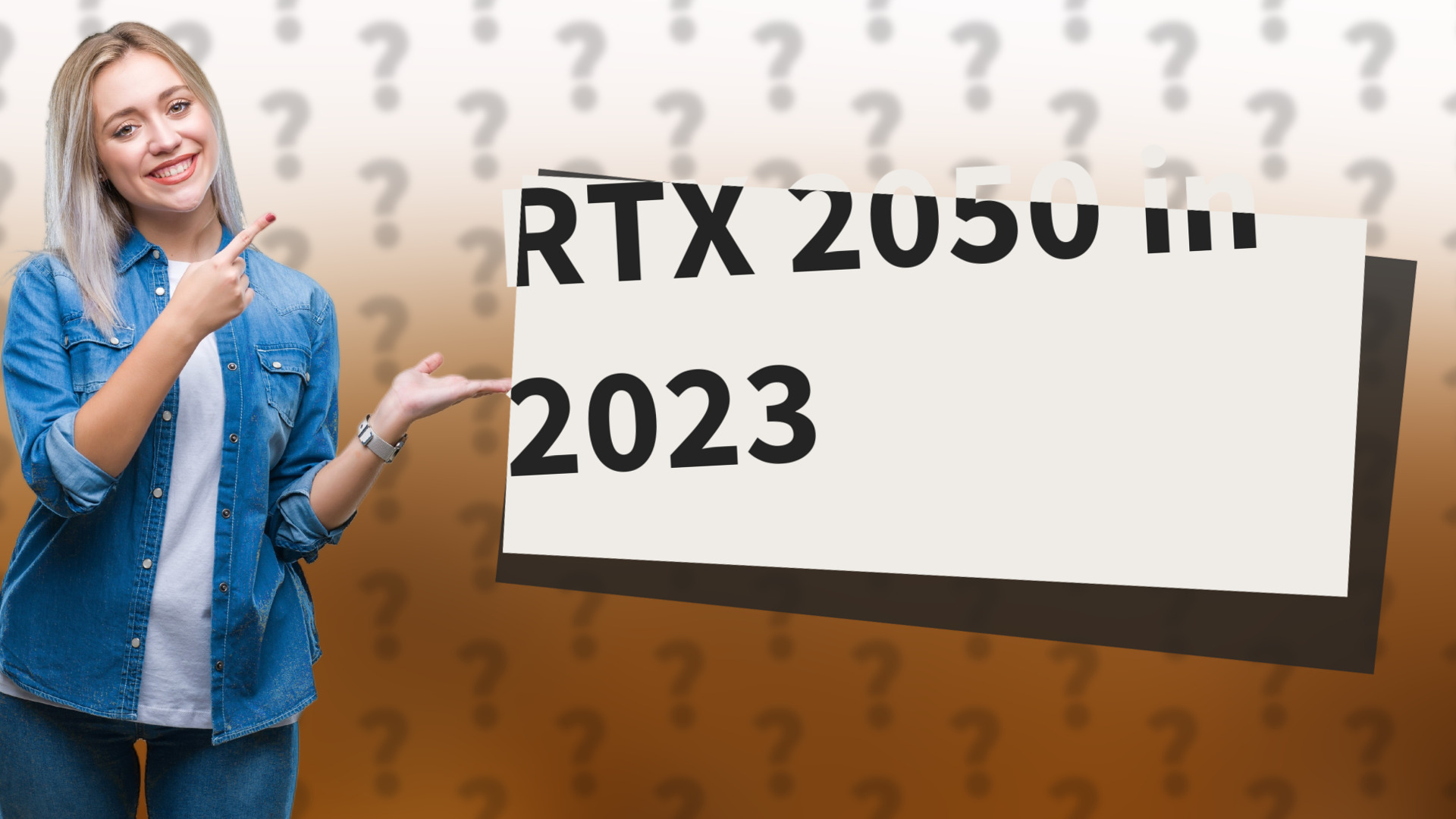 RTX 2050 in 2023