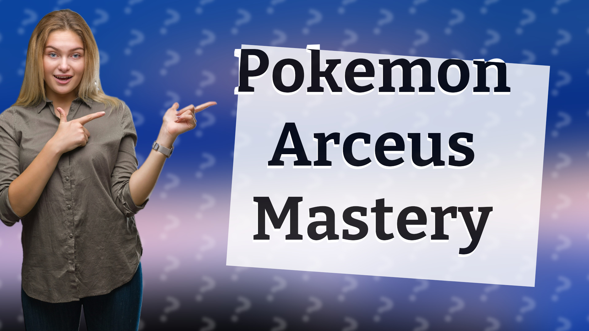 Pokemon Arceus Mastery