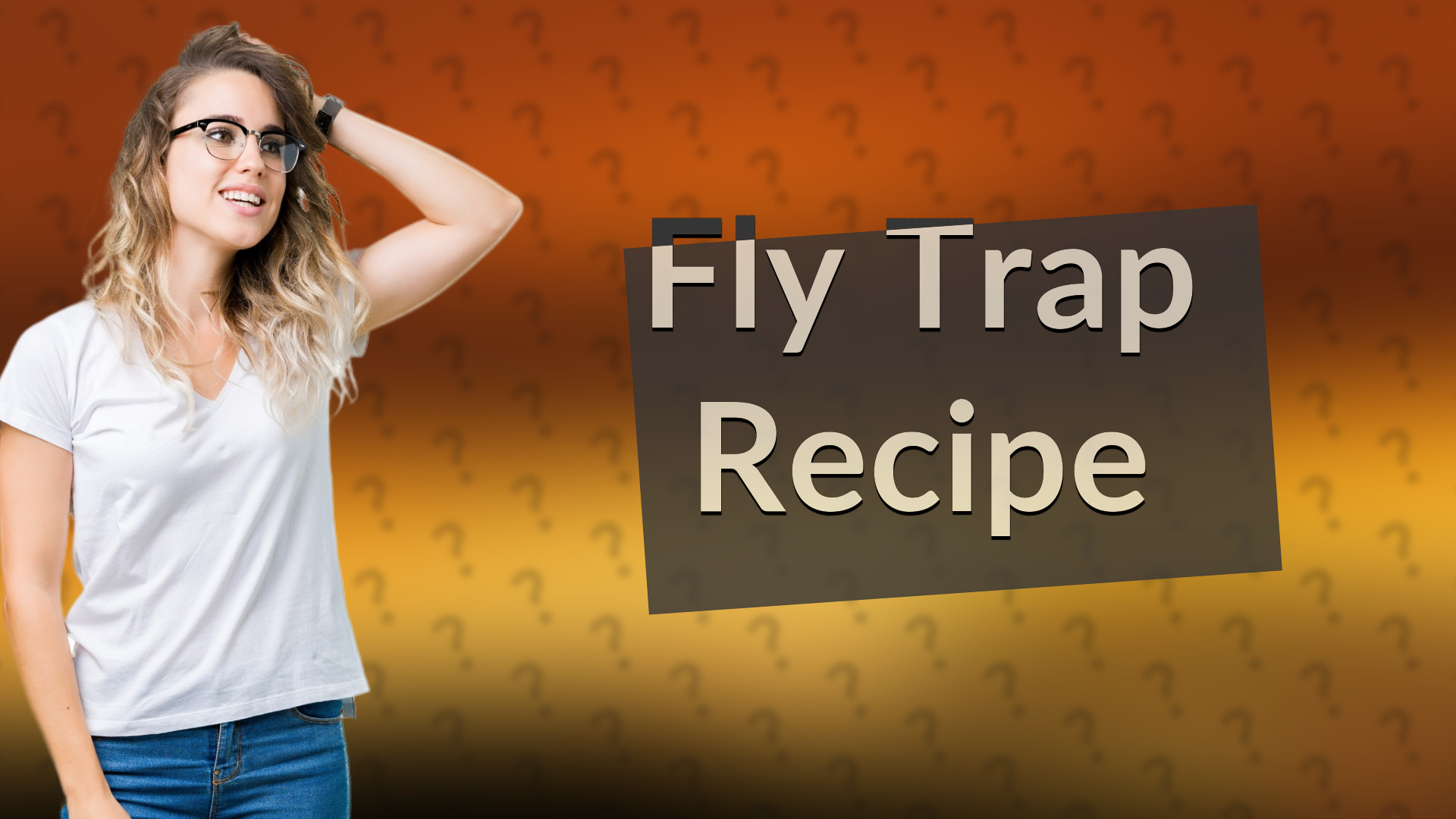 Fly Trap Recipe