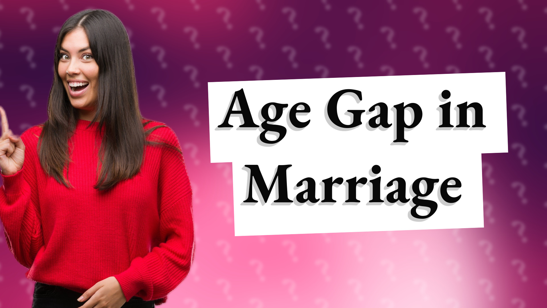 Age Gap in Marriage