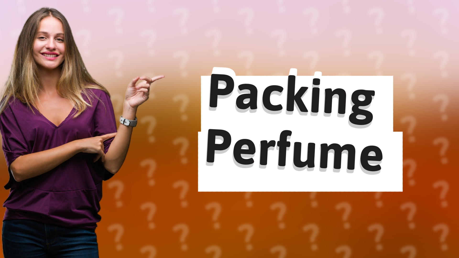 Packing Perfume