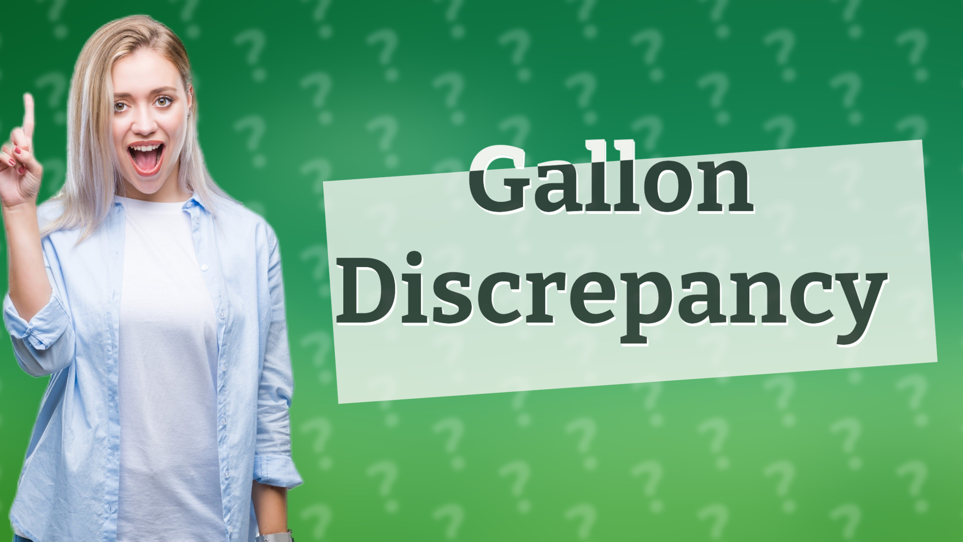 Gallon Discrepancy