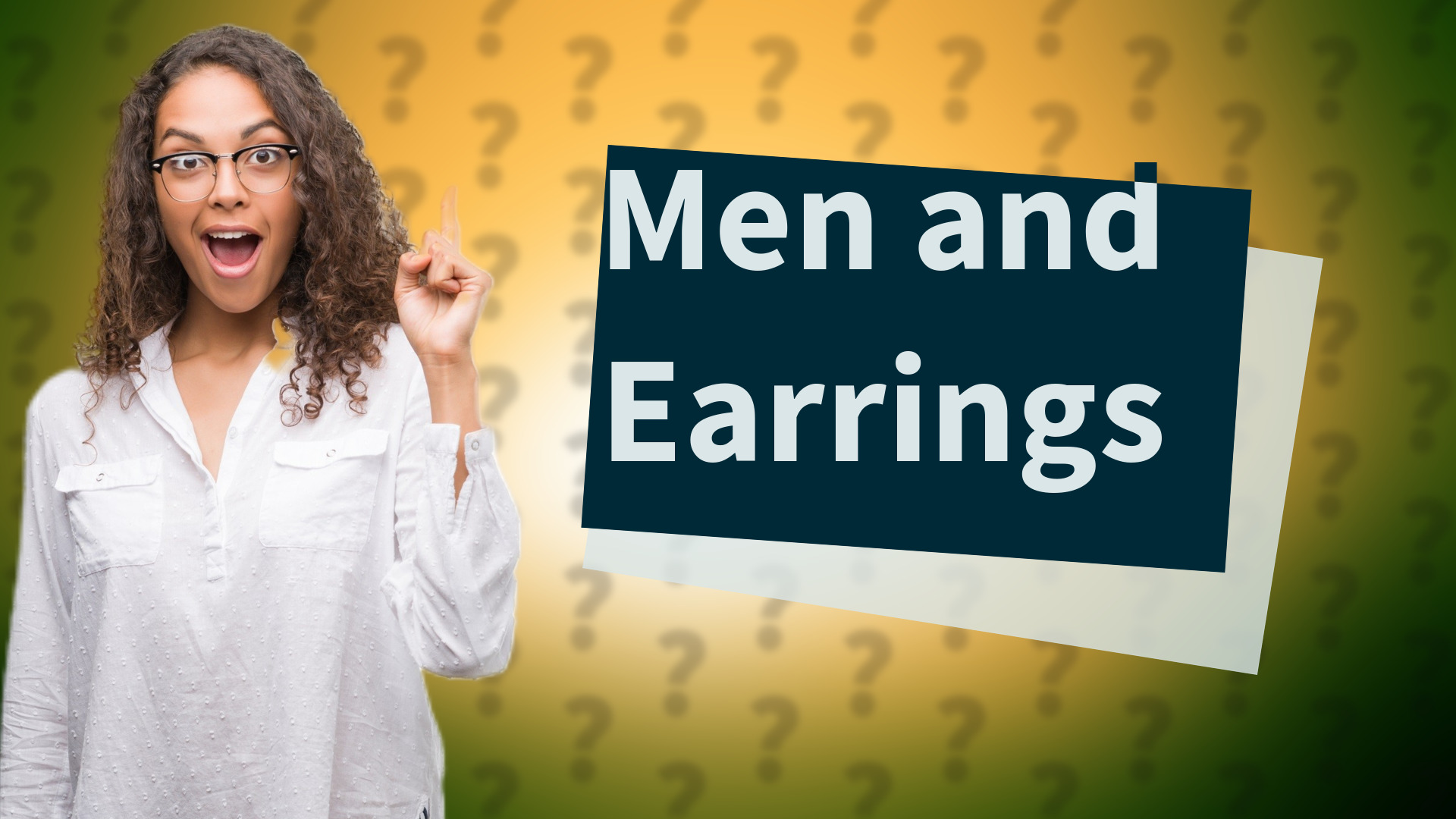 Men and Earrings