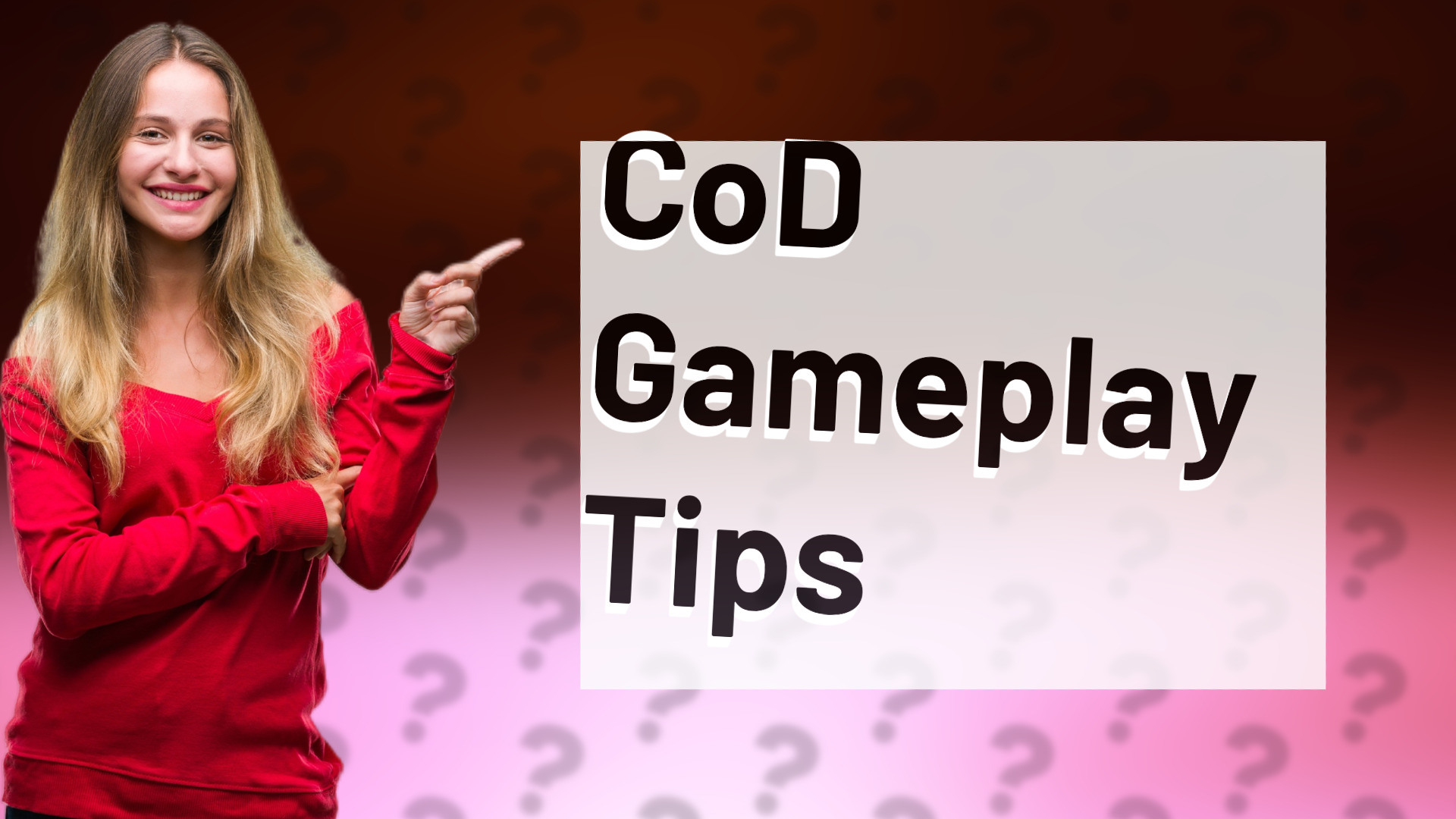 CoD Gameplay Tips