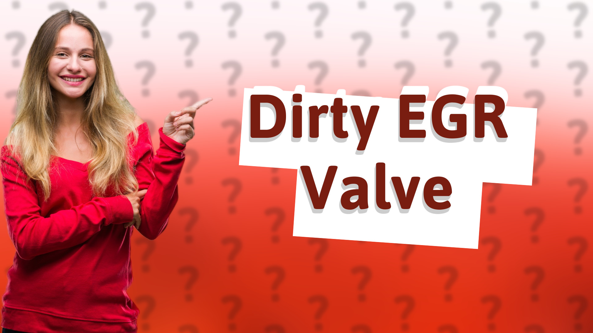 Dirty EGR Valve