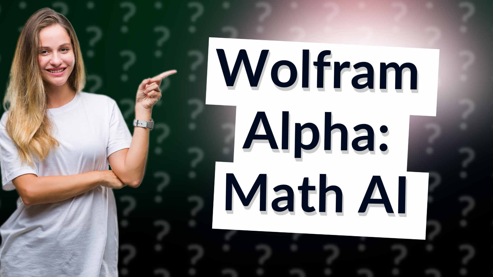 Wolfram Alpha: Math AI