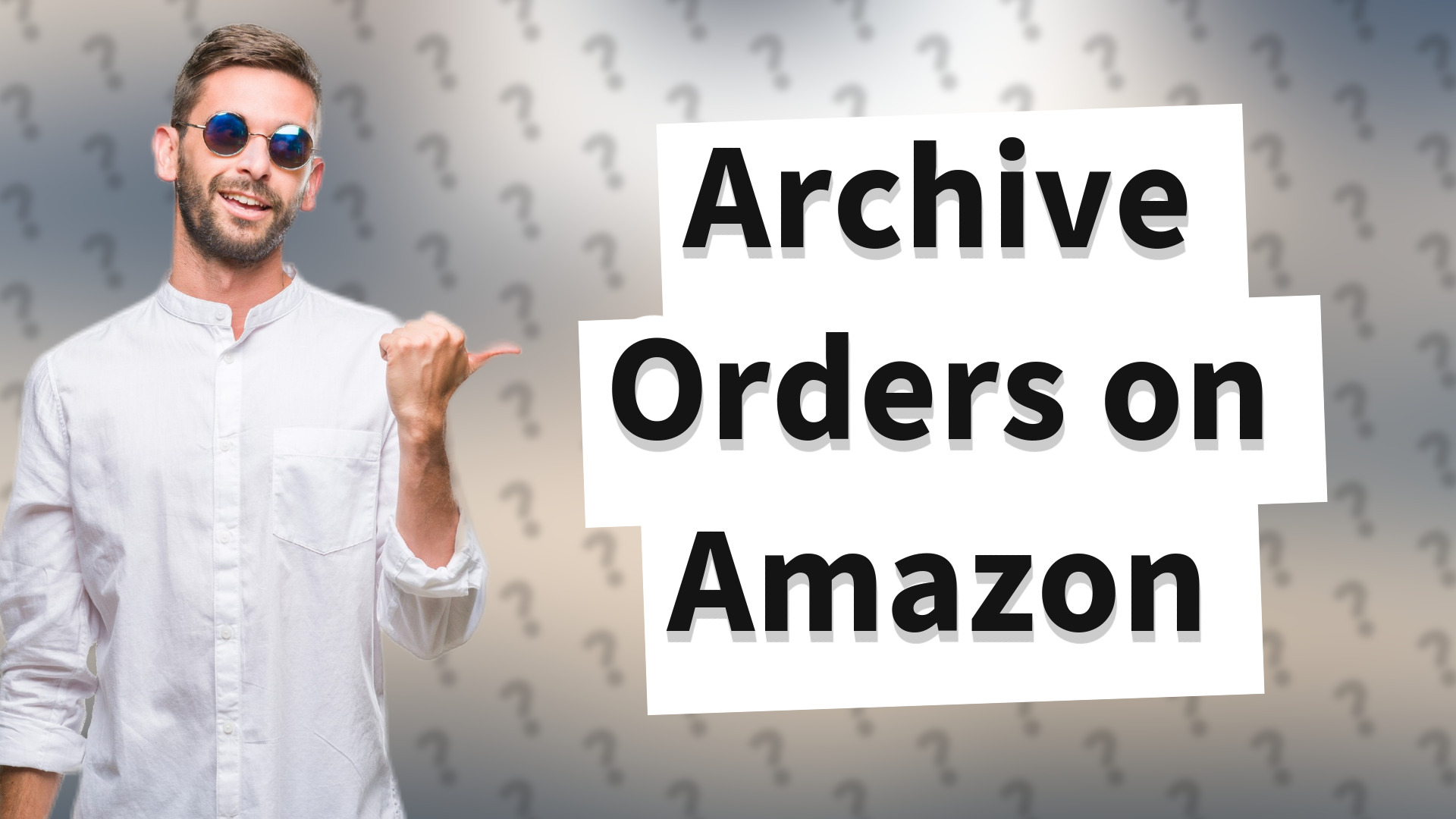 Archive Orders on Amazon