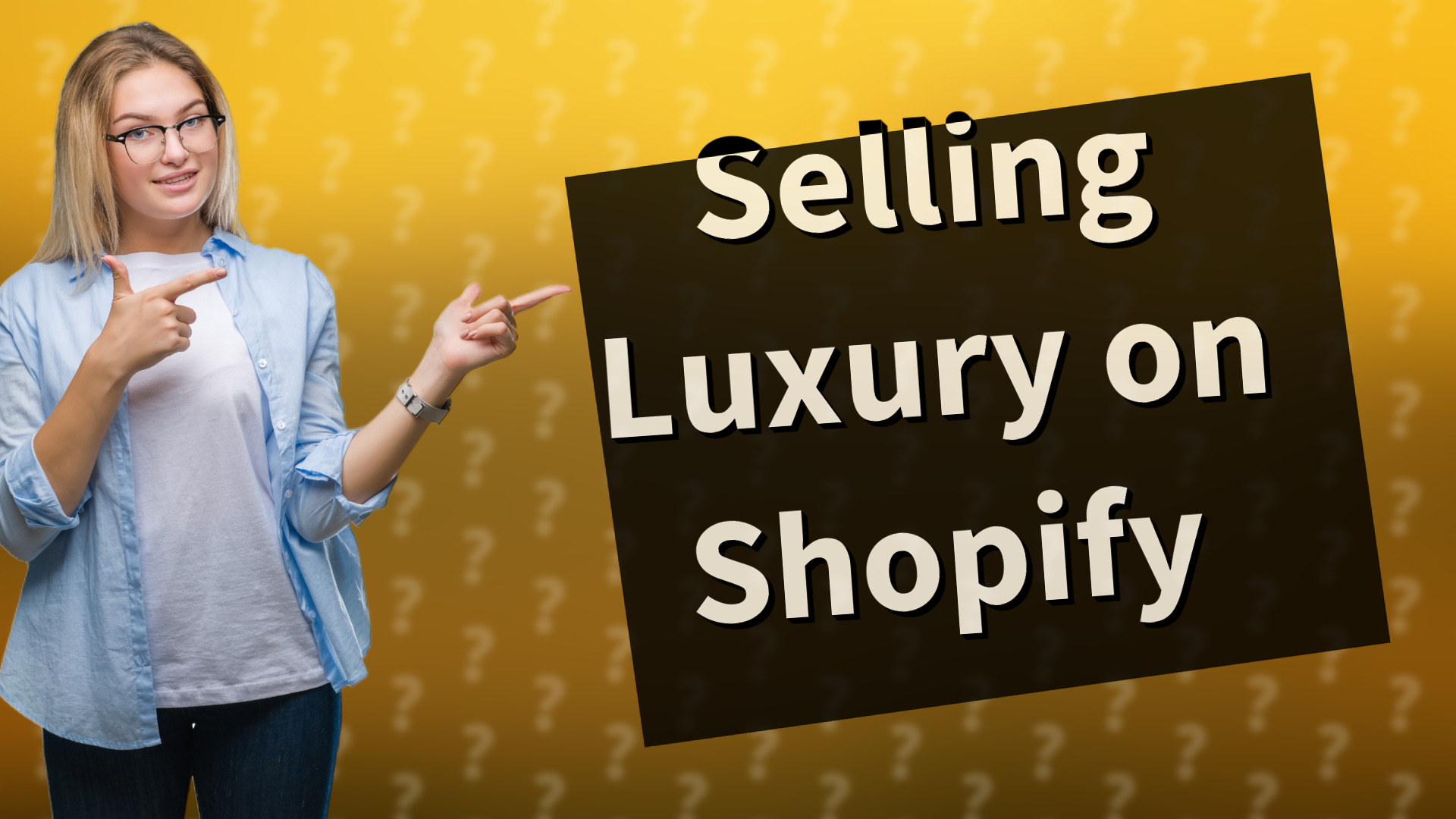 Selling Luxury on Shopify