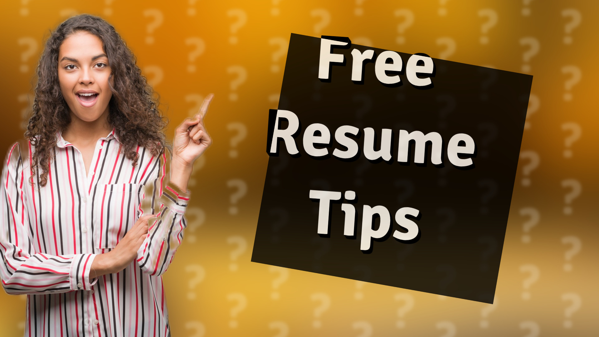 Free Resume Tips