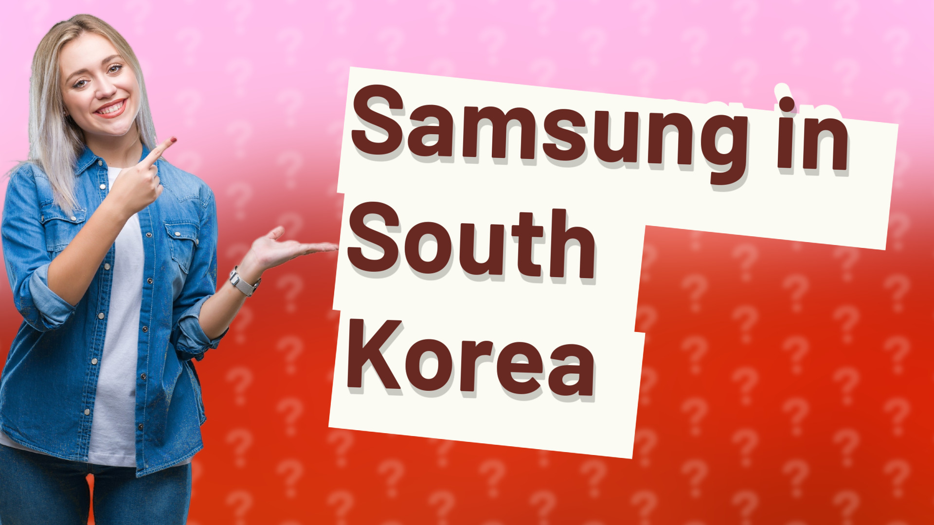 Samsung in South Korea
