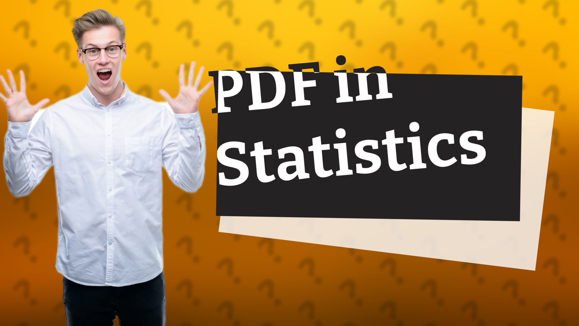PDF in Statistics