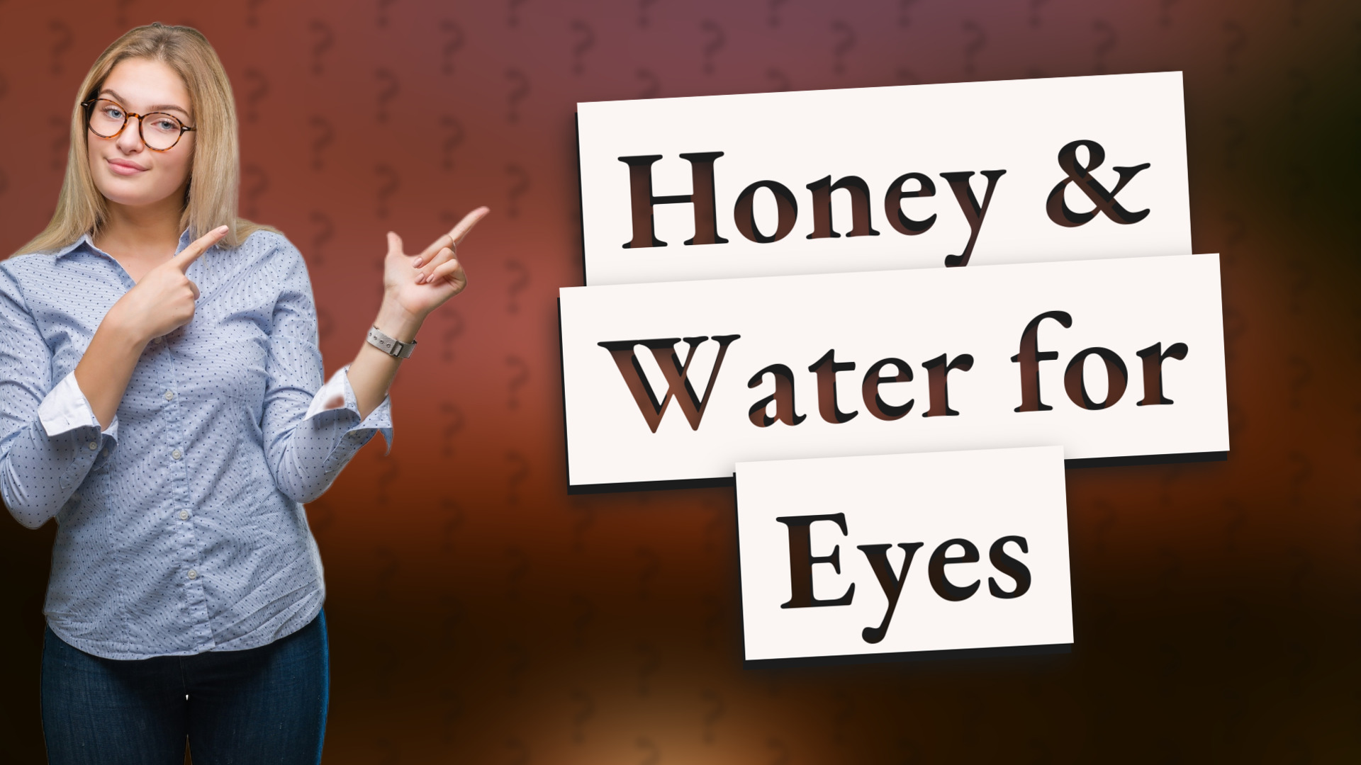 Honey & Water for Eyes
