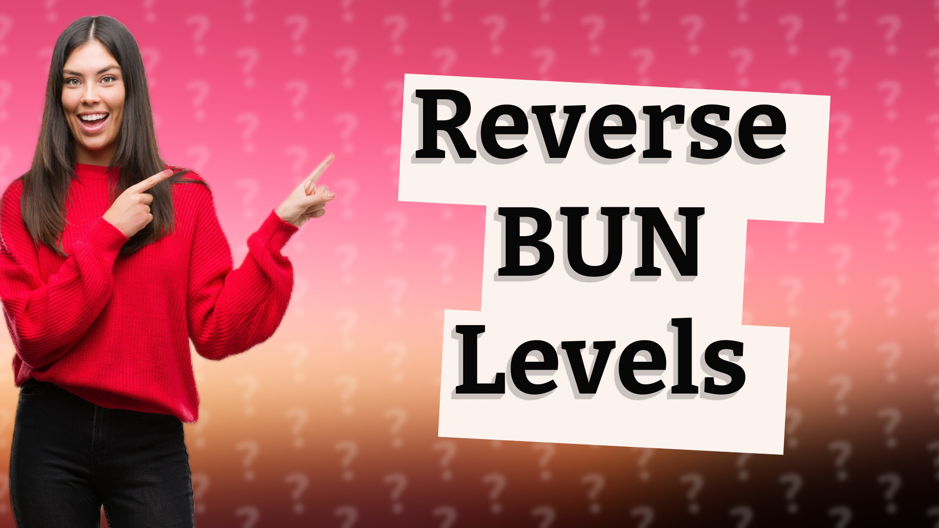 Reverse BUN Levels