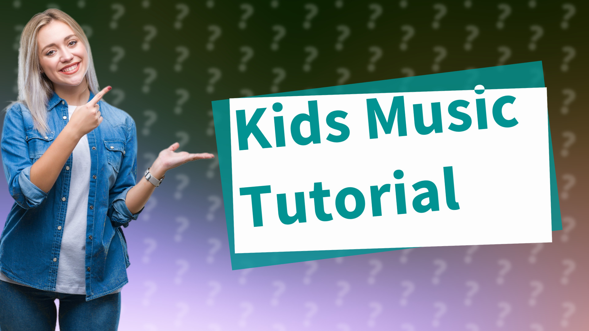 Kids Music Tutorial