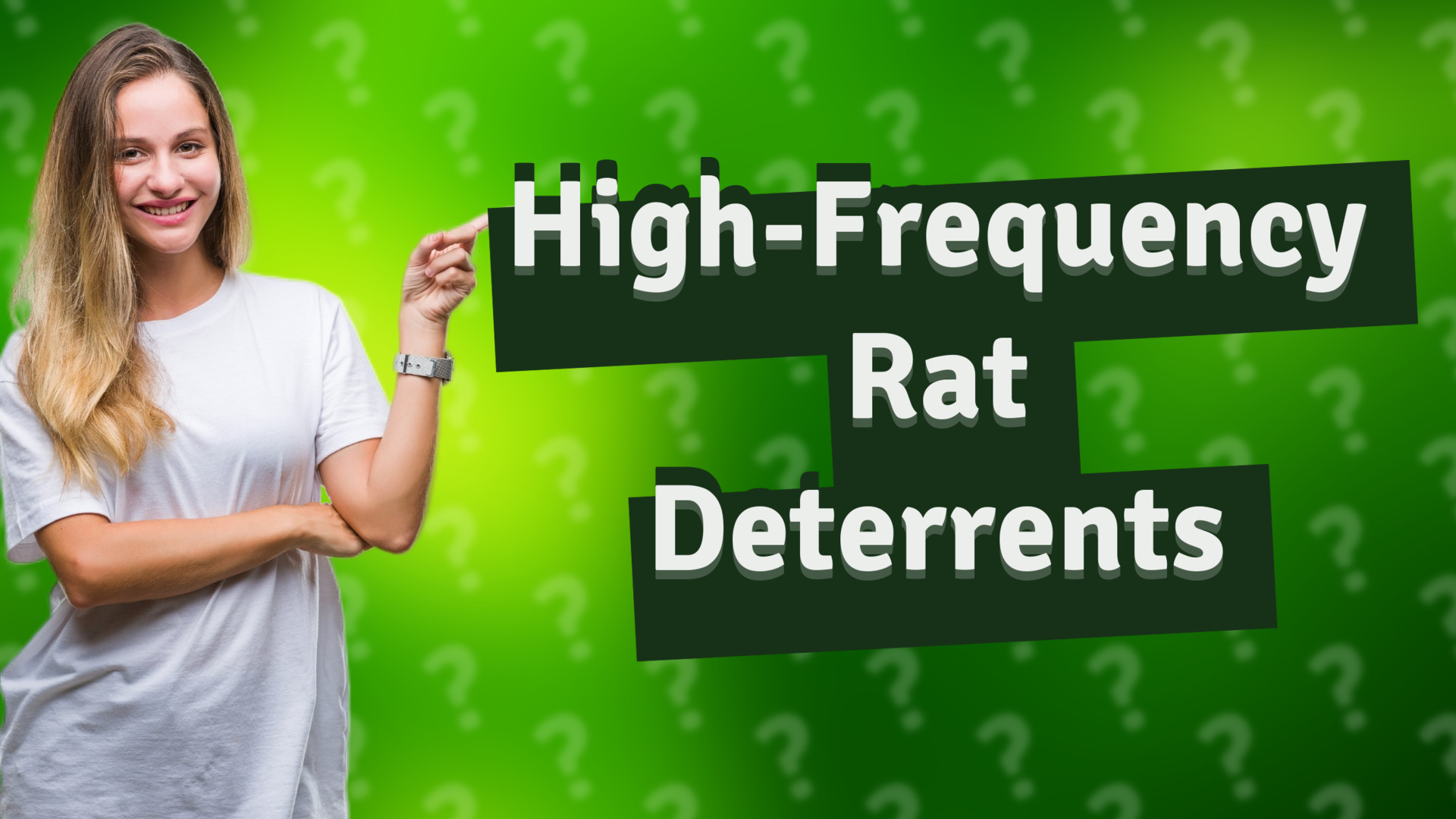 High-Frequency Rat Deterrents