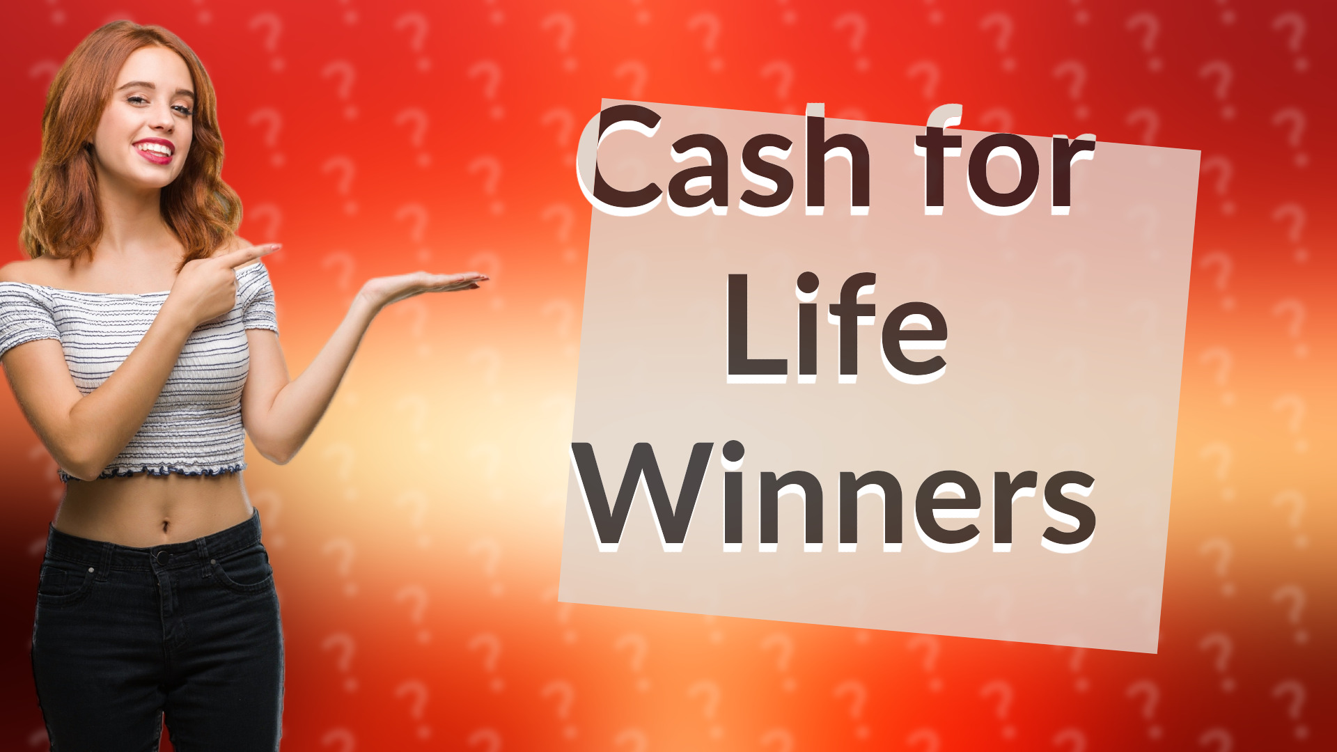 Cash for Life Winners