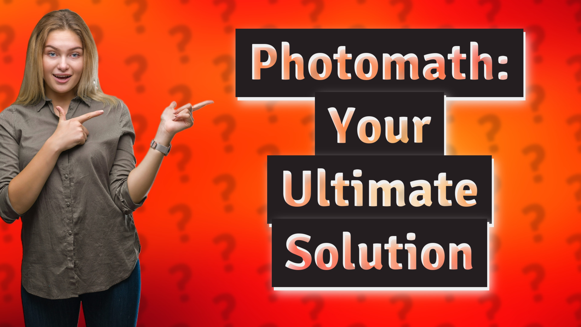 Photomath: Your Ultimate Solution