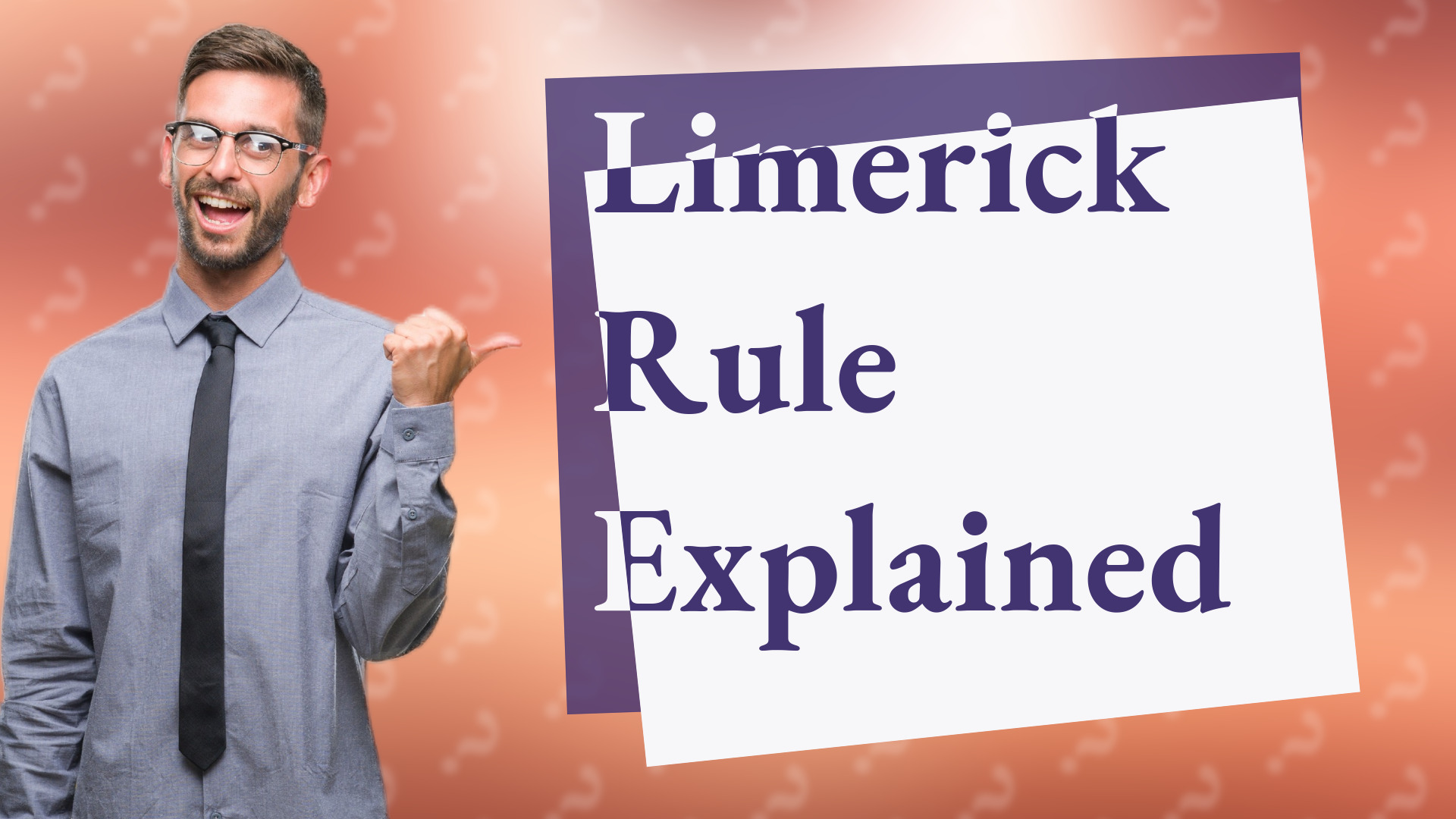 Limerick Rule Explained