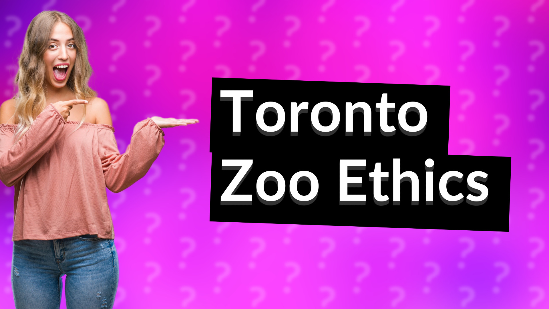 Toronto Zoo Ethics