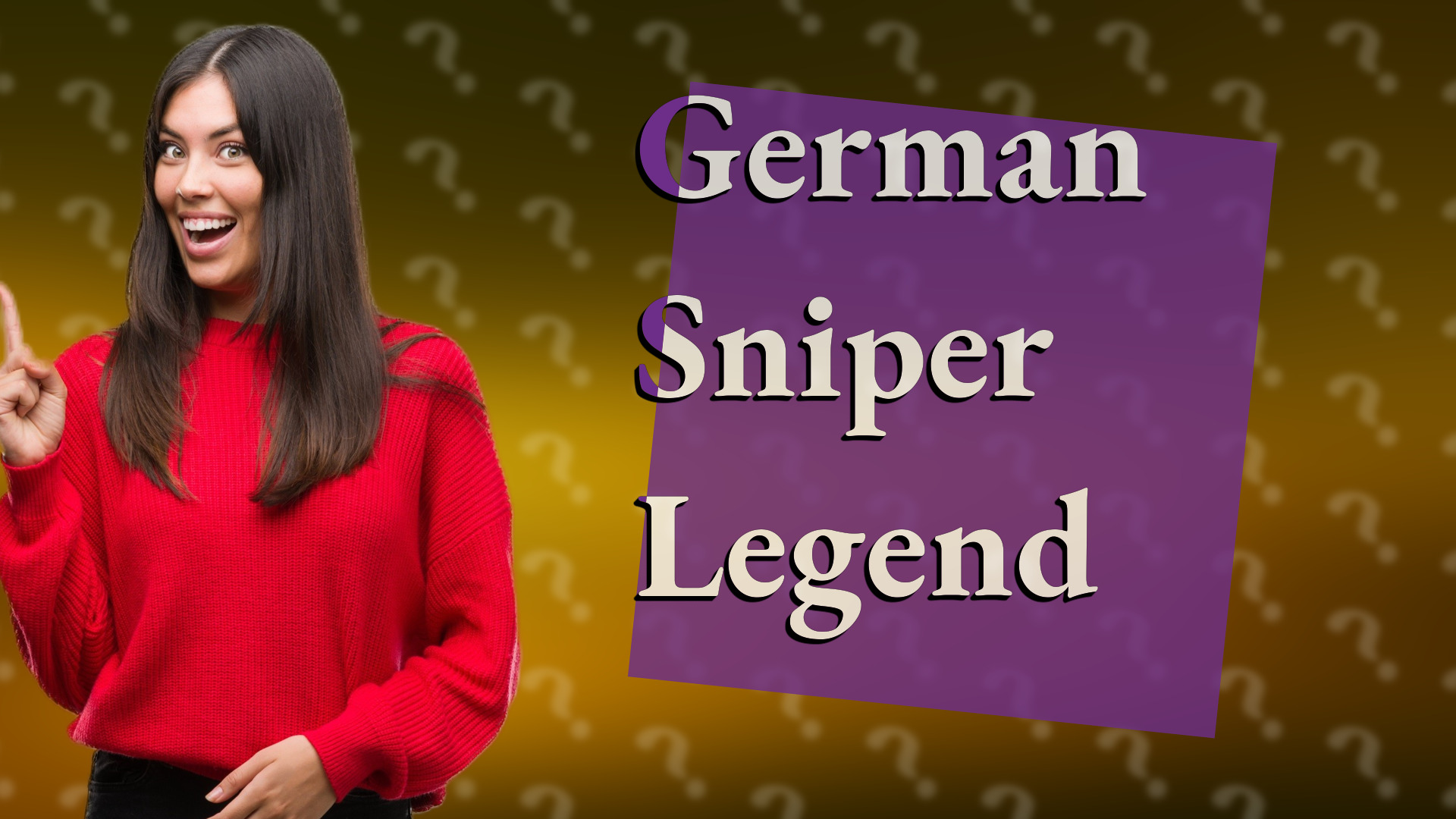 German Sniper Legend