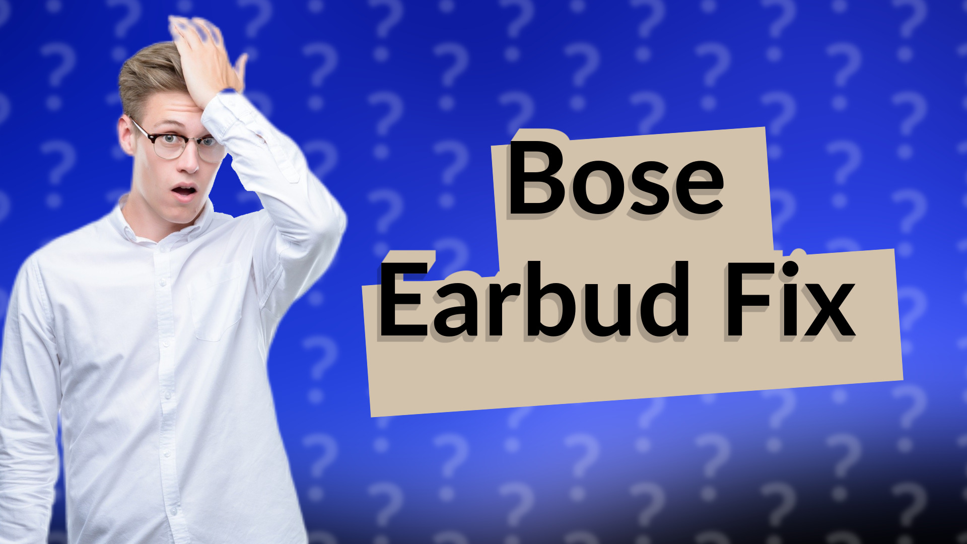 Bose Earbud Fix