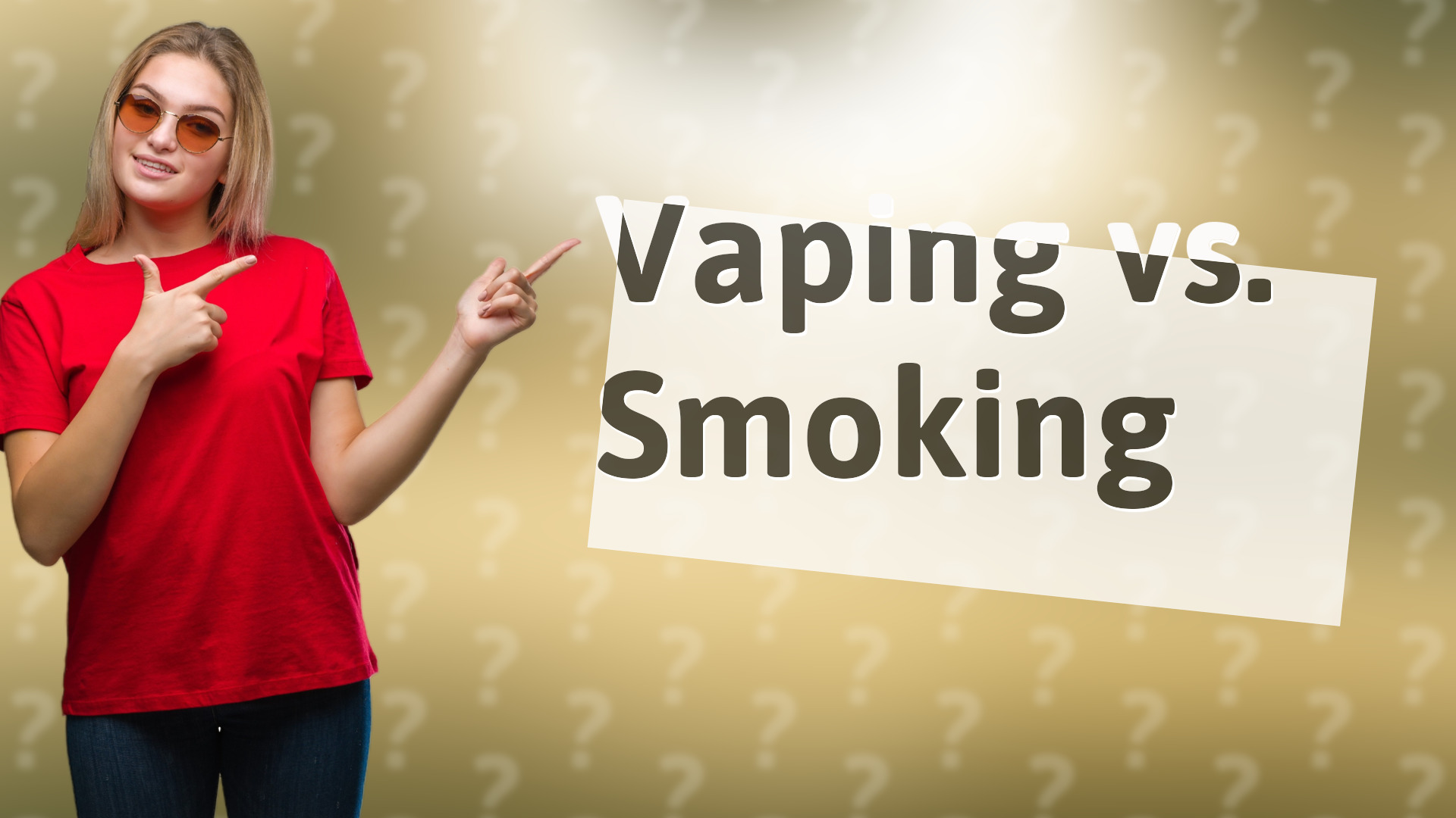 Vaping vs. Smoking