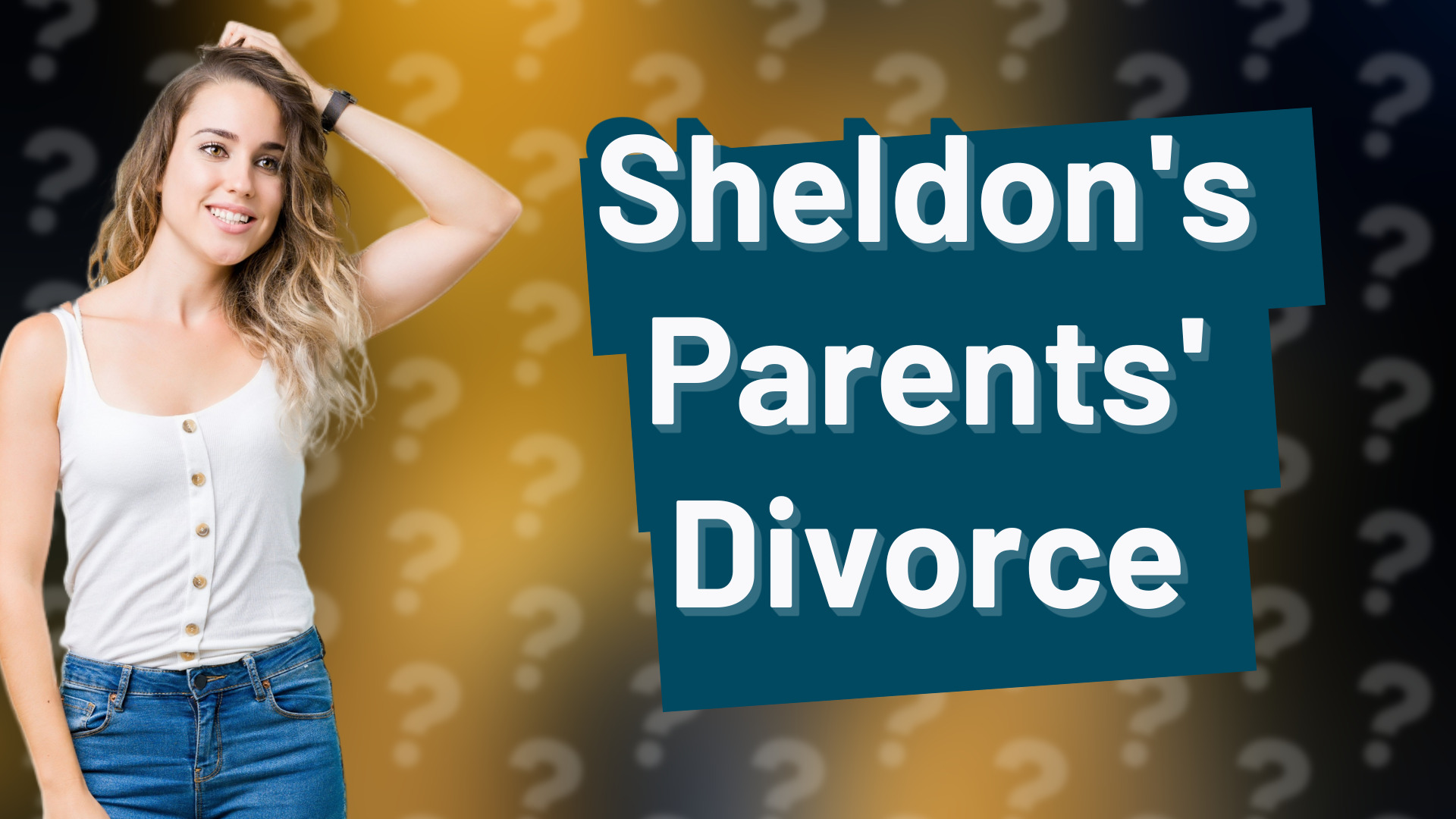 Sheldon's Parents' Divorce