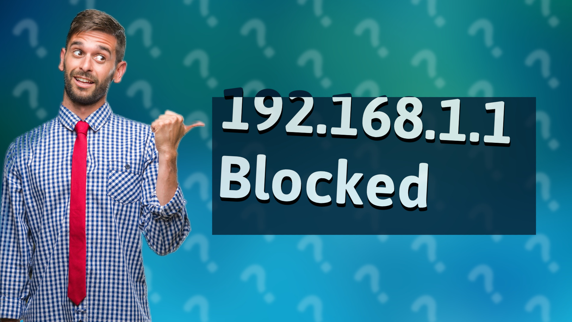 192.168.1.1 Blocked