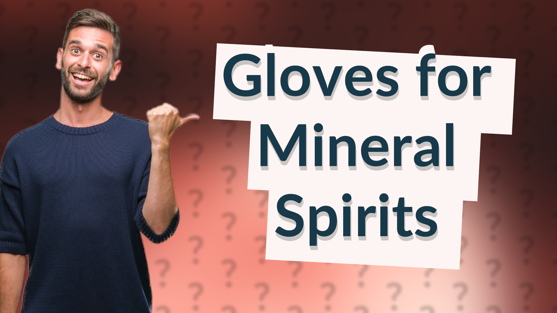 Gloves for Mineral Spirits