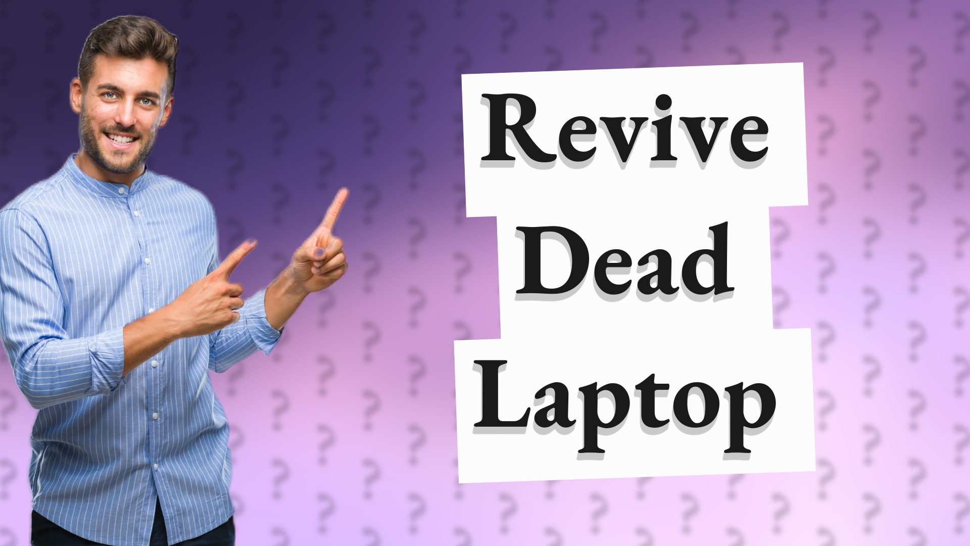 Revive Dead Laptop