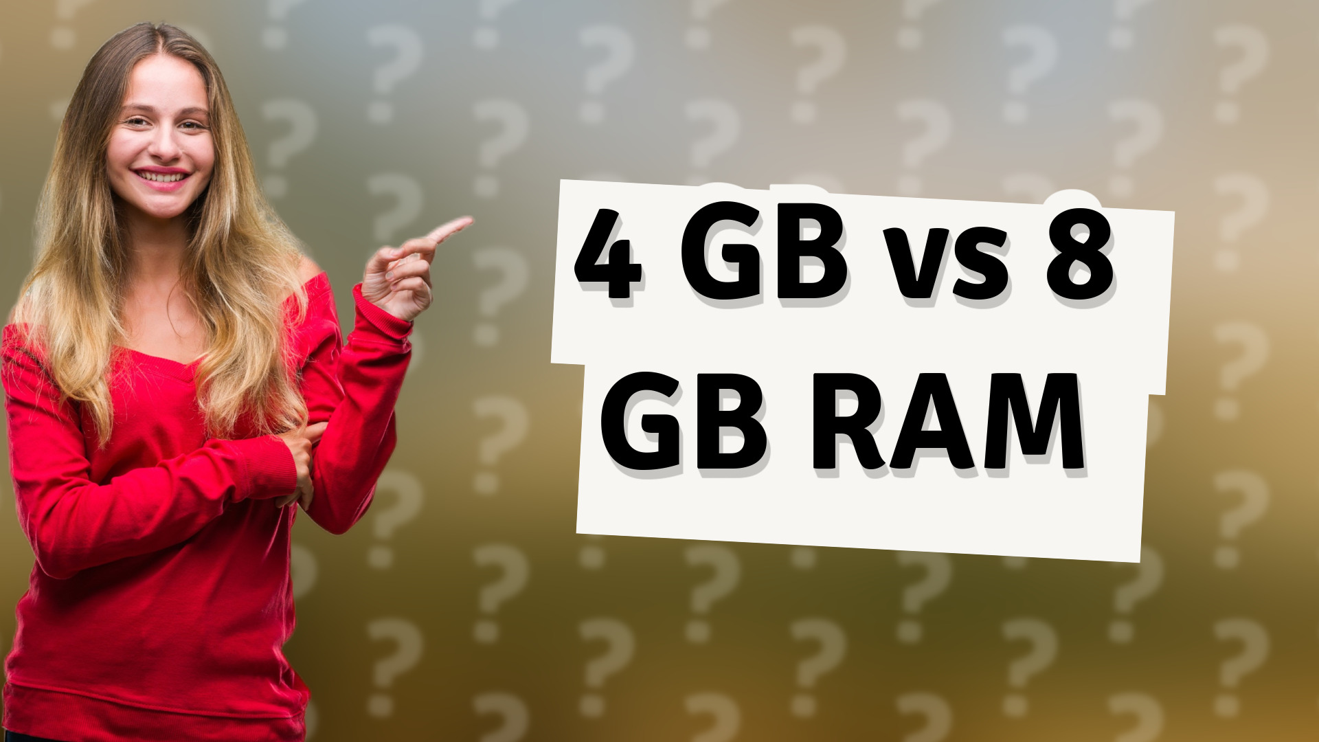 4 GB vs 8 GB RAM