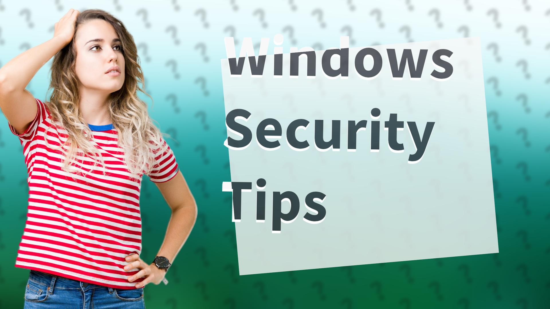 Windows Security Tips